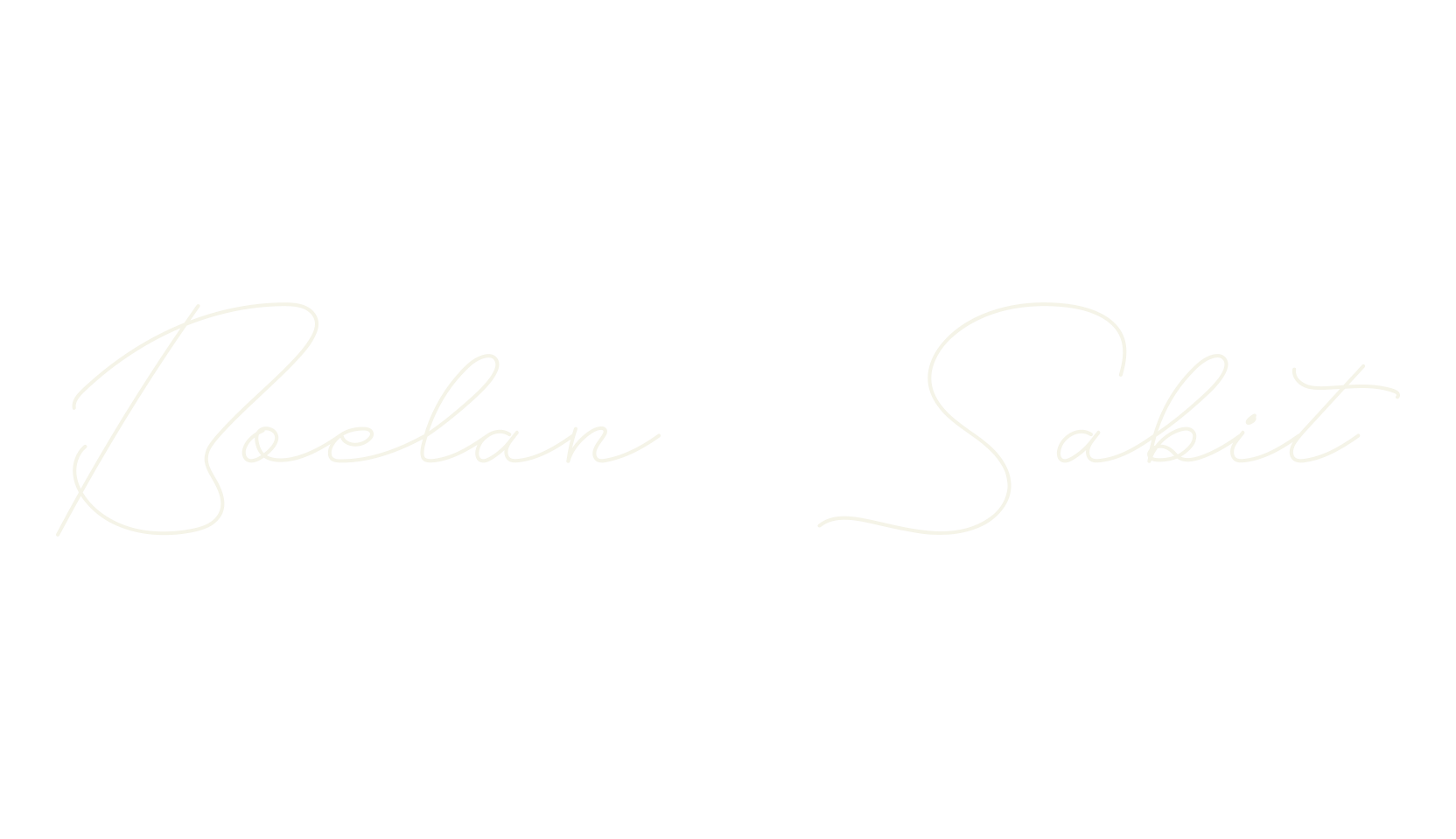 Boelan Sabit, thin font preview