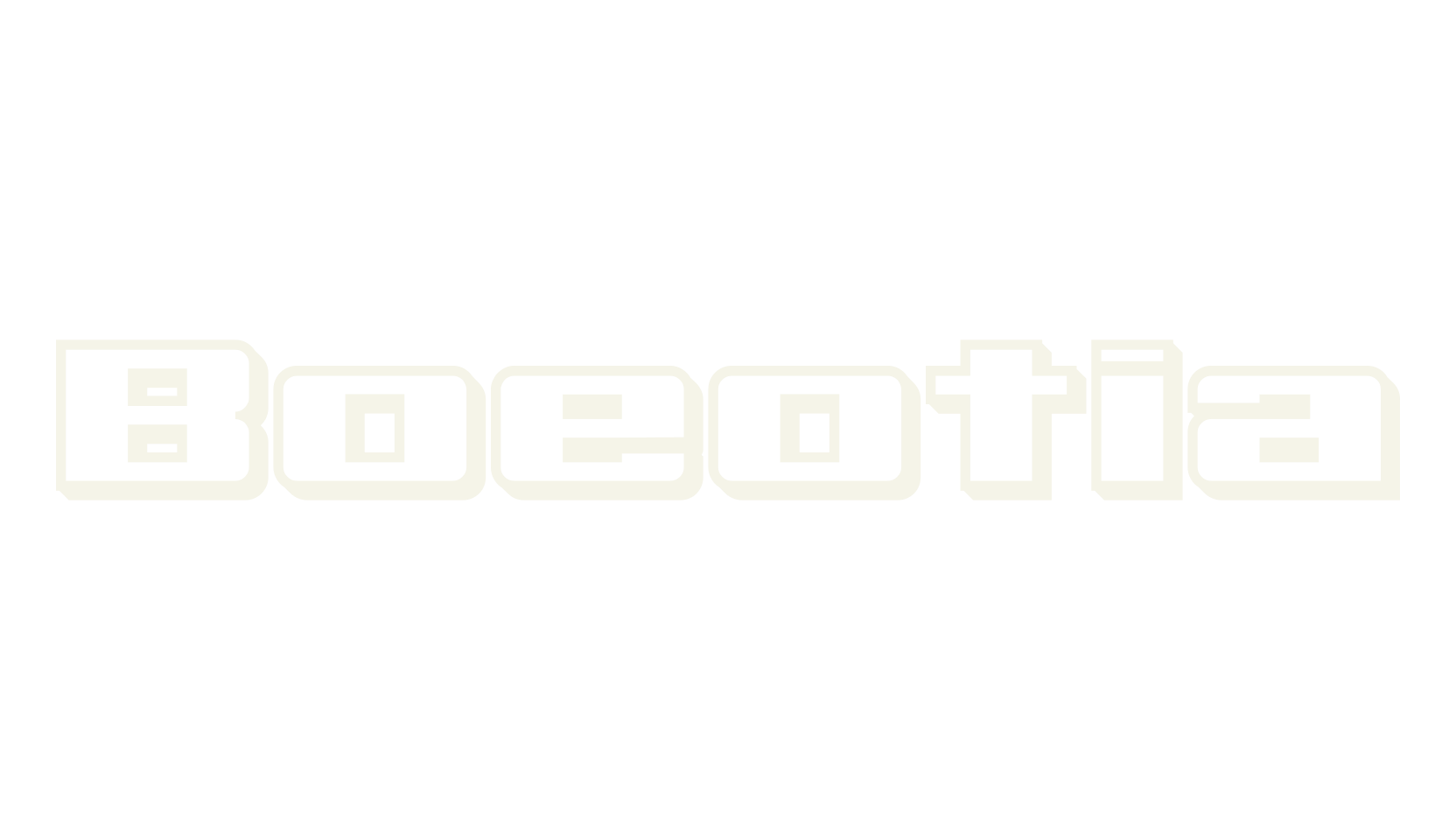 Boeotia, 3d font preview