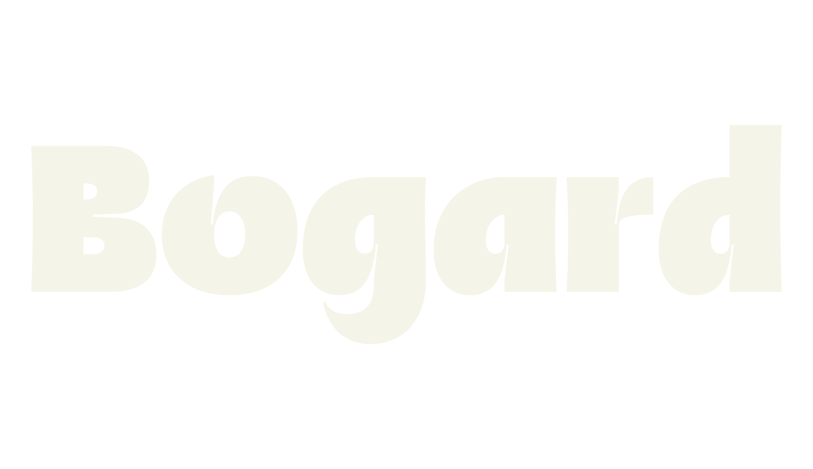 Bogard, creative font preview