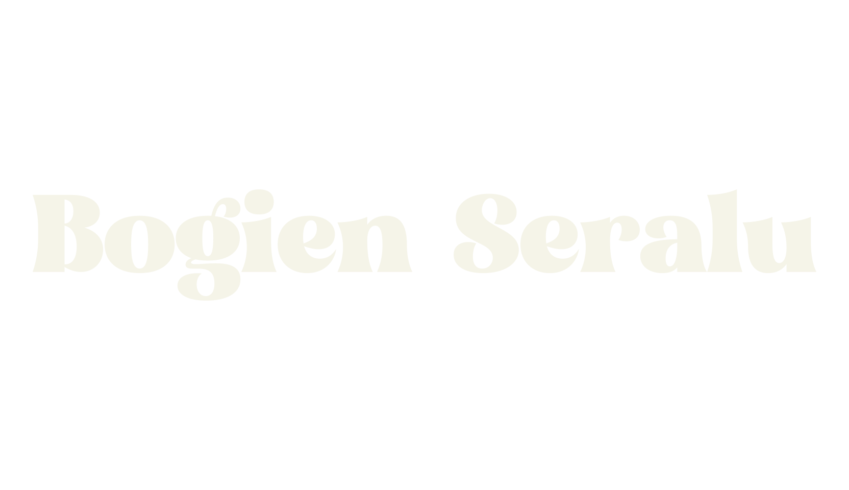 Bogien Seralu, serif font preview