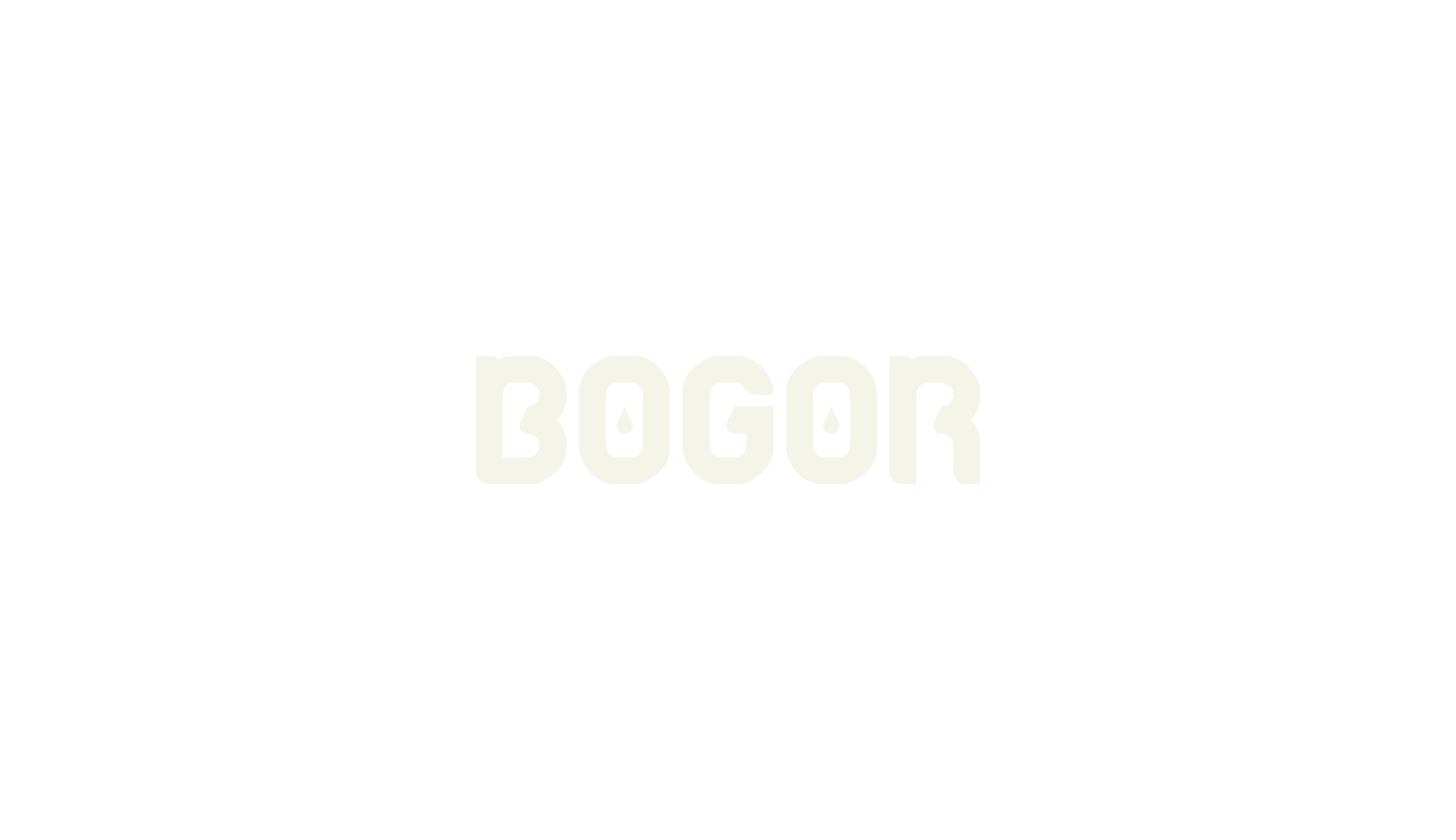 BOGOR, display market font preview