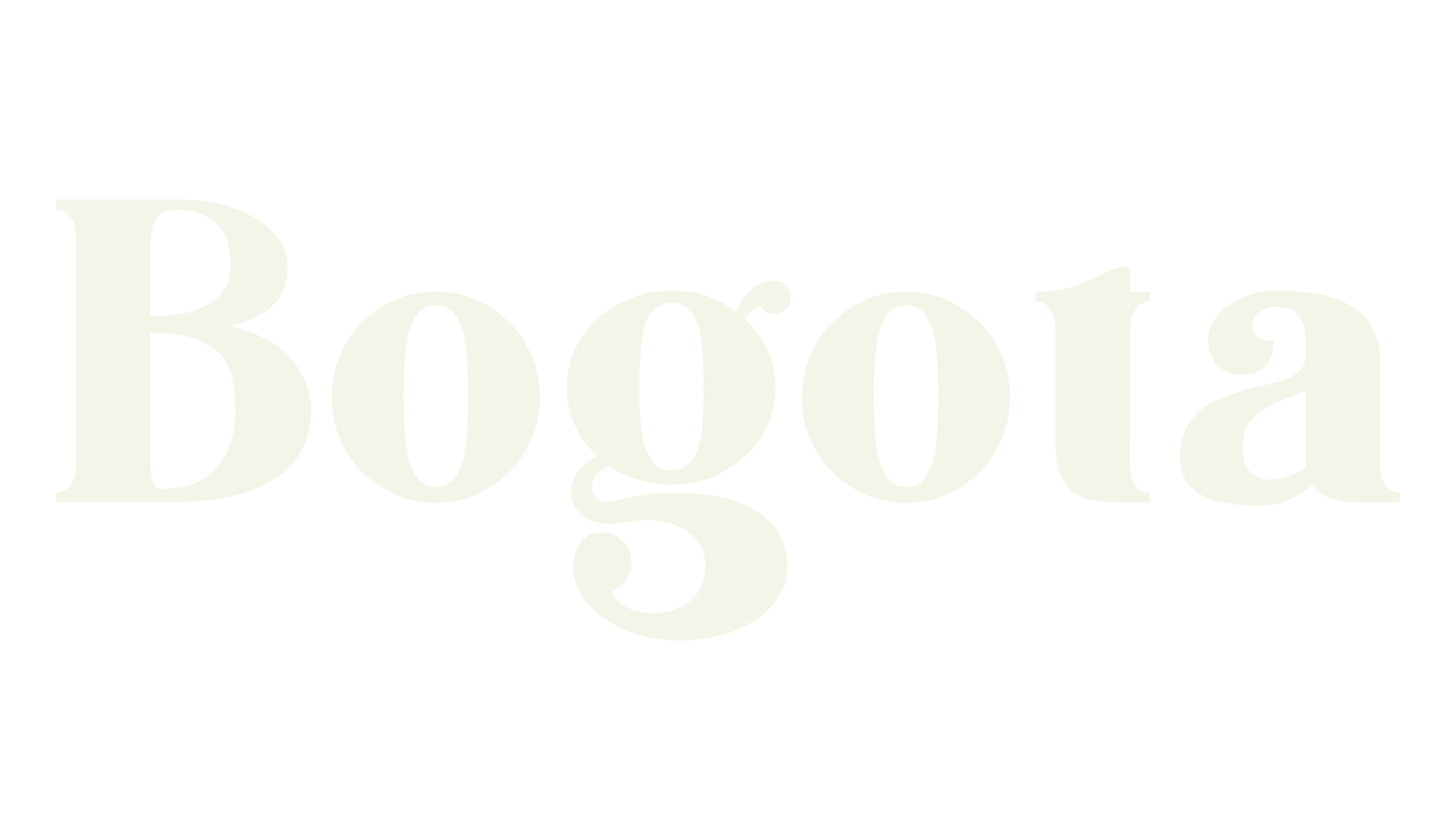 Bogota, display market font preview