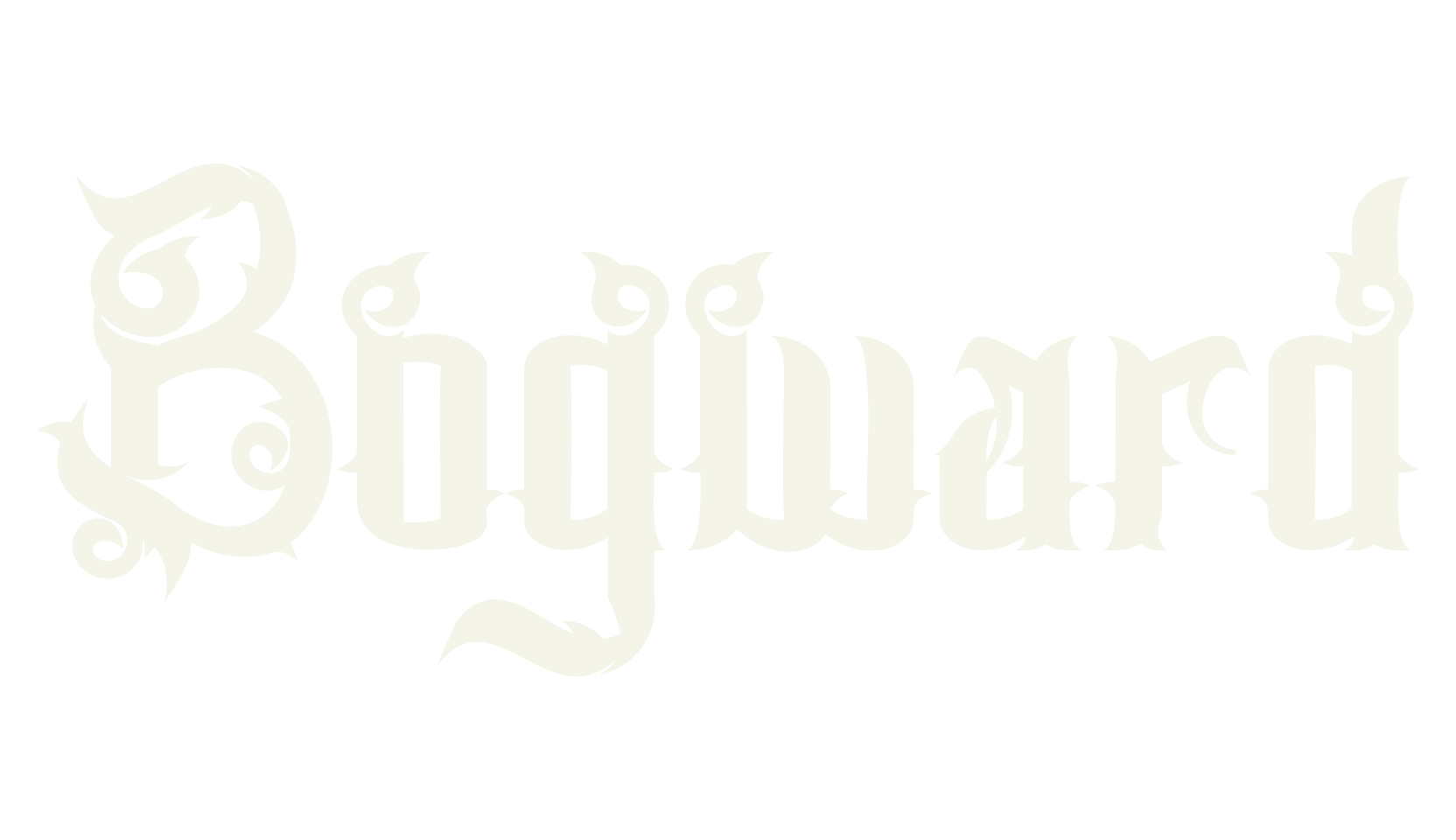 Bogward, tattoo font preview