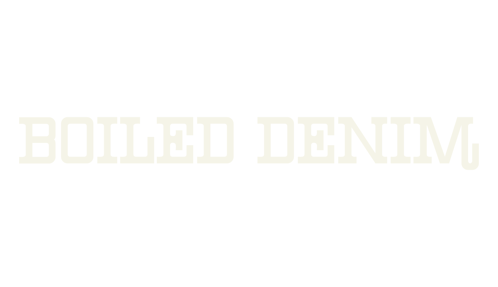 Boiled Denim, display market font preview