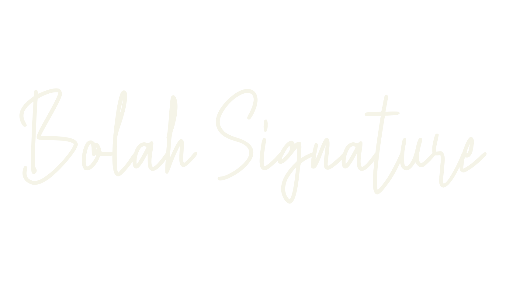 Bolah Signature, wedding font preview