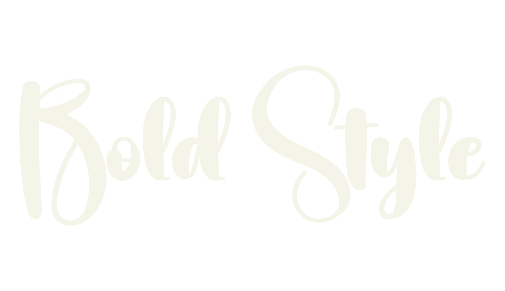 Bold Style, calligraphy font preview