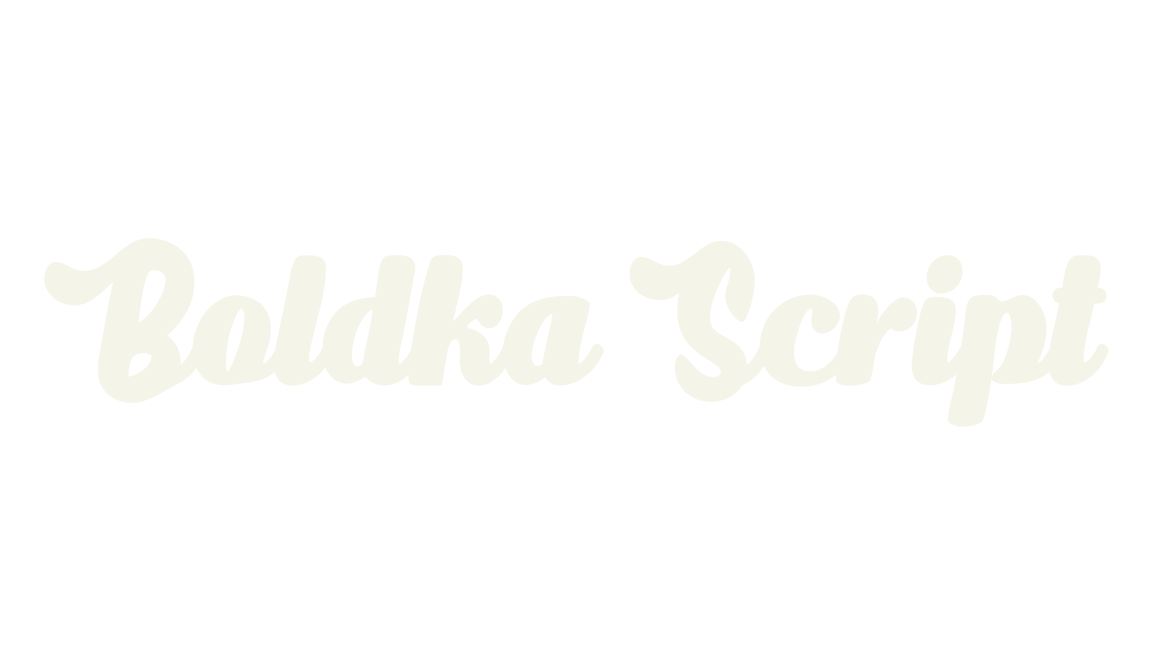 Boldka Script, script font preview