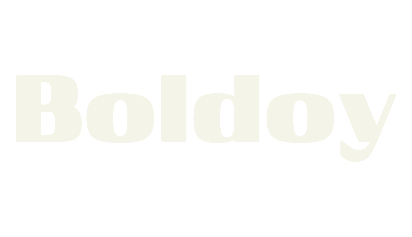 Boldoy, bold font preview