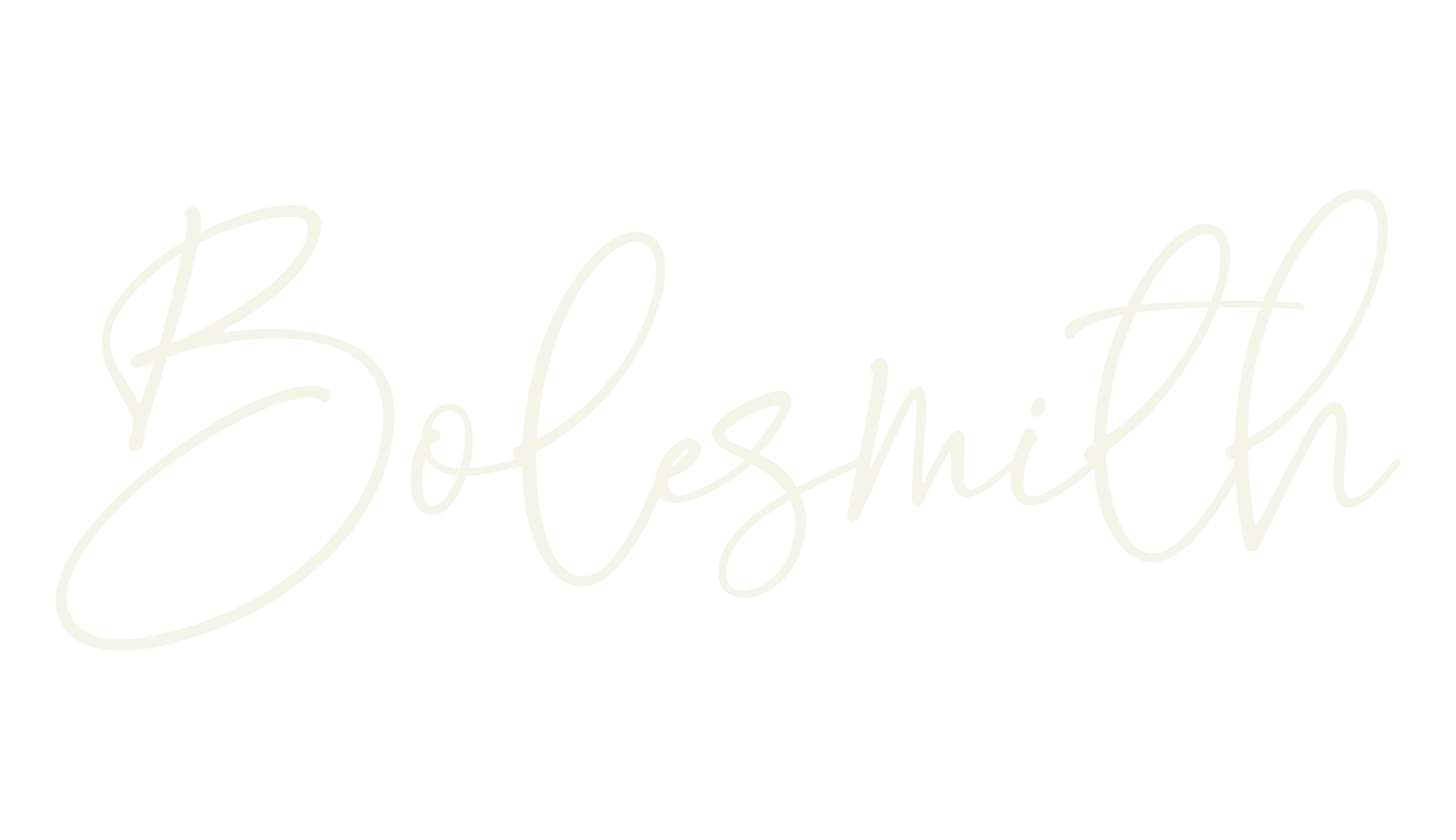 Bolesmith, calligraphy font preview