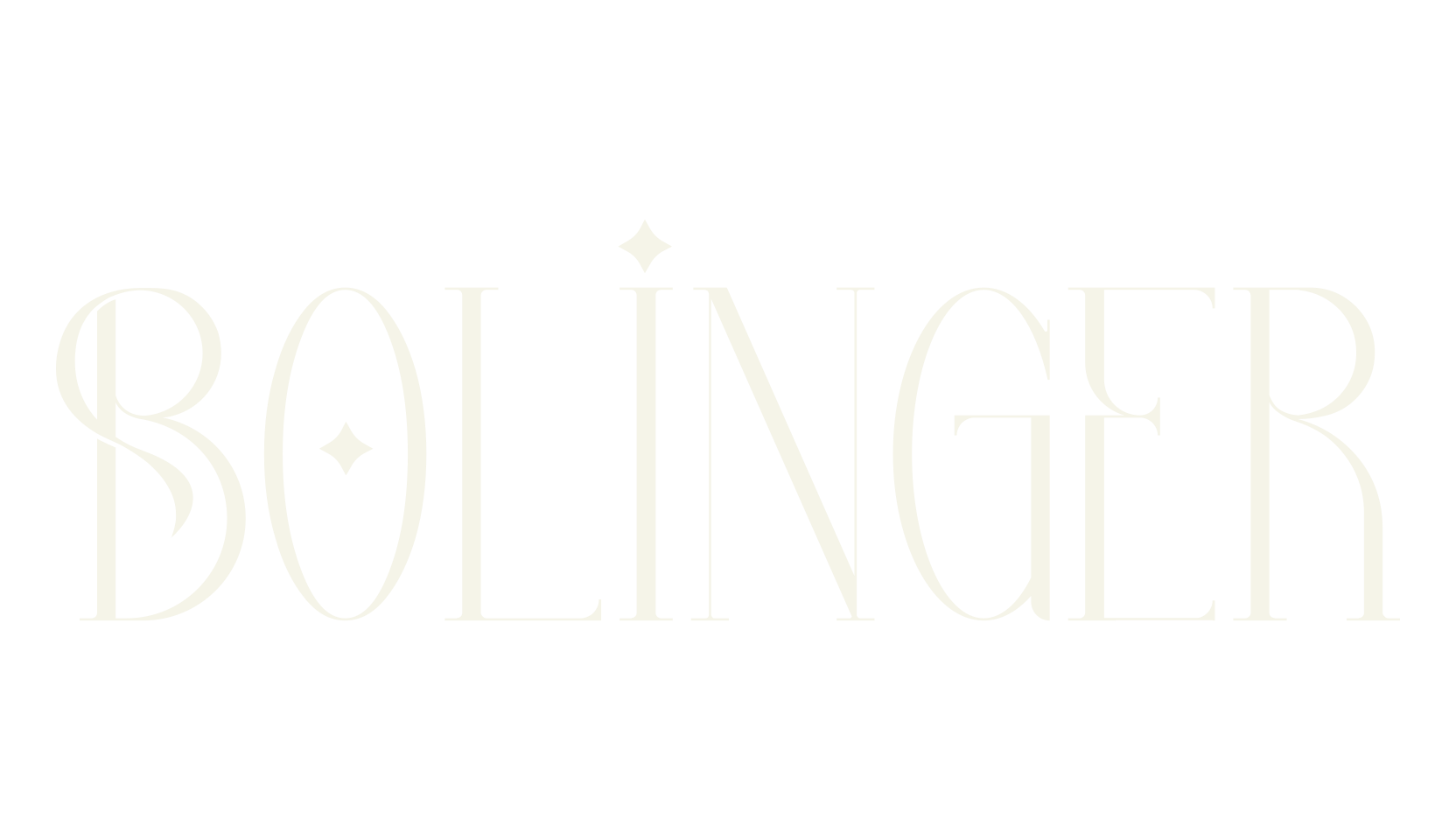 Bolinger, fancy font preview