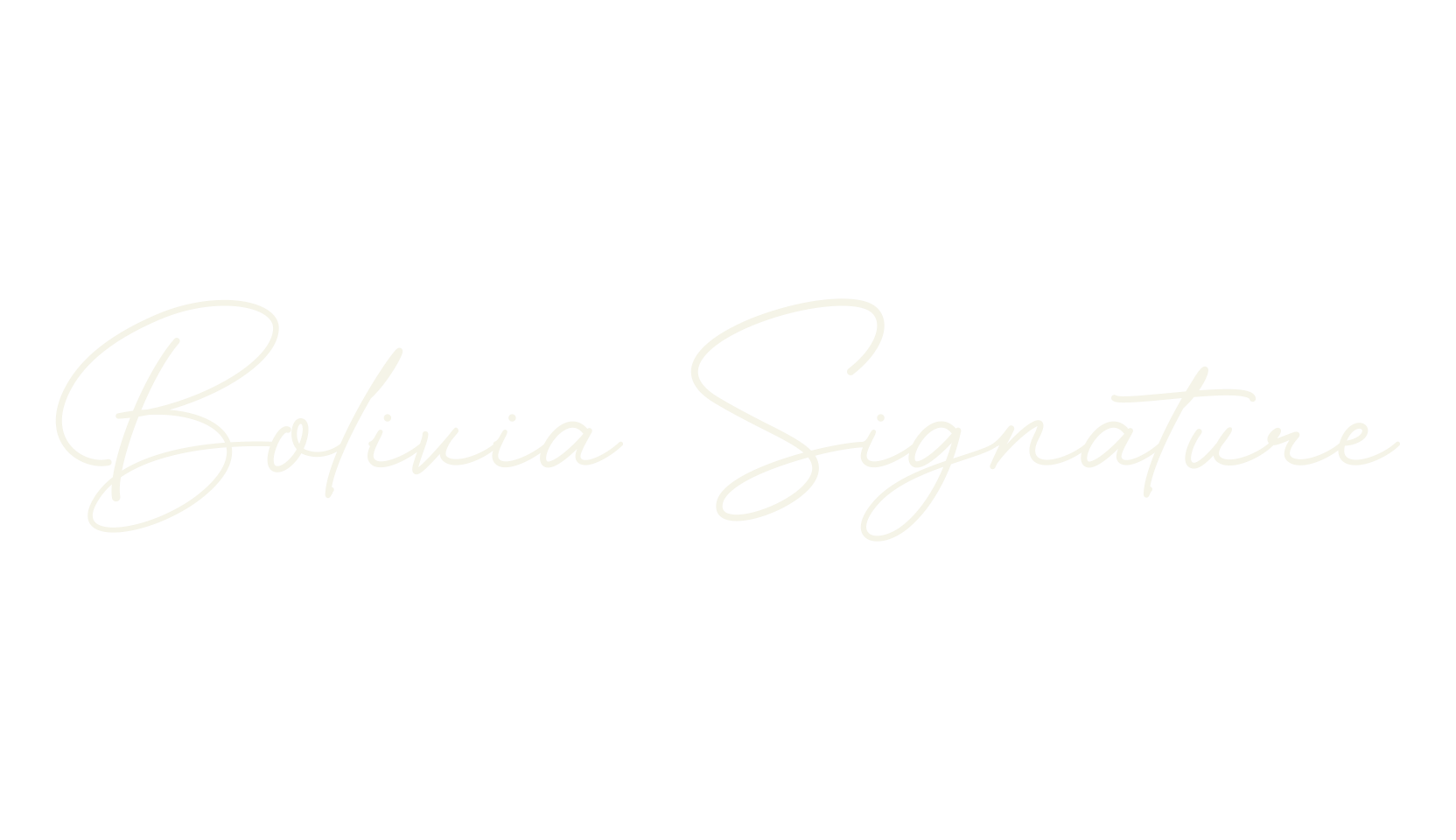 Bolivia Signature, signature font preview
