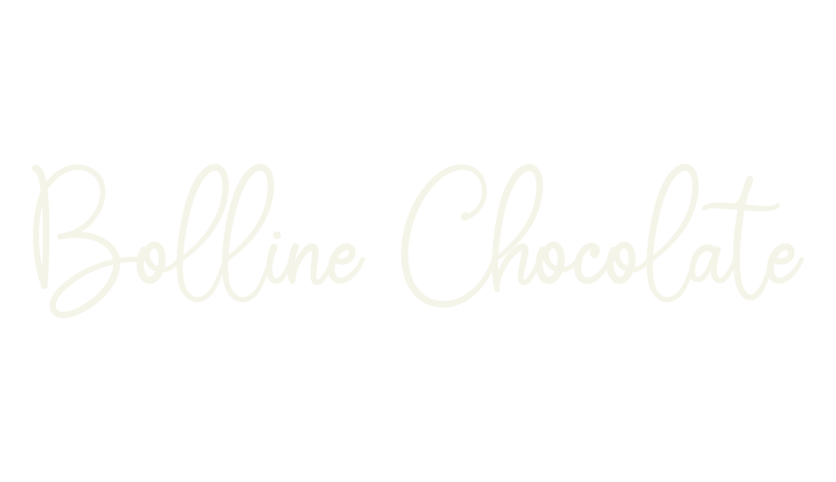 Bolline Chocolate, calligraphy font preview