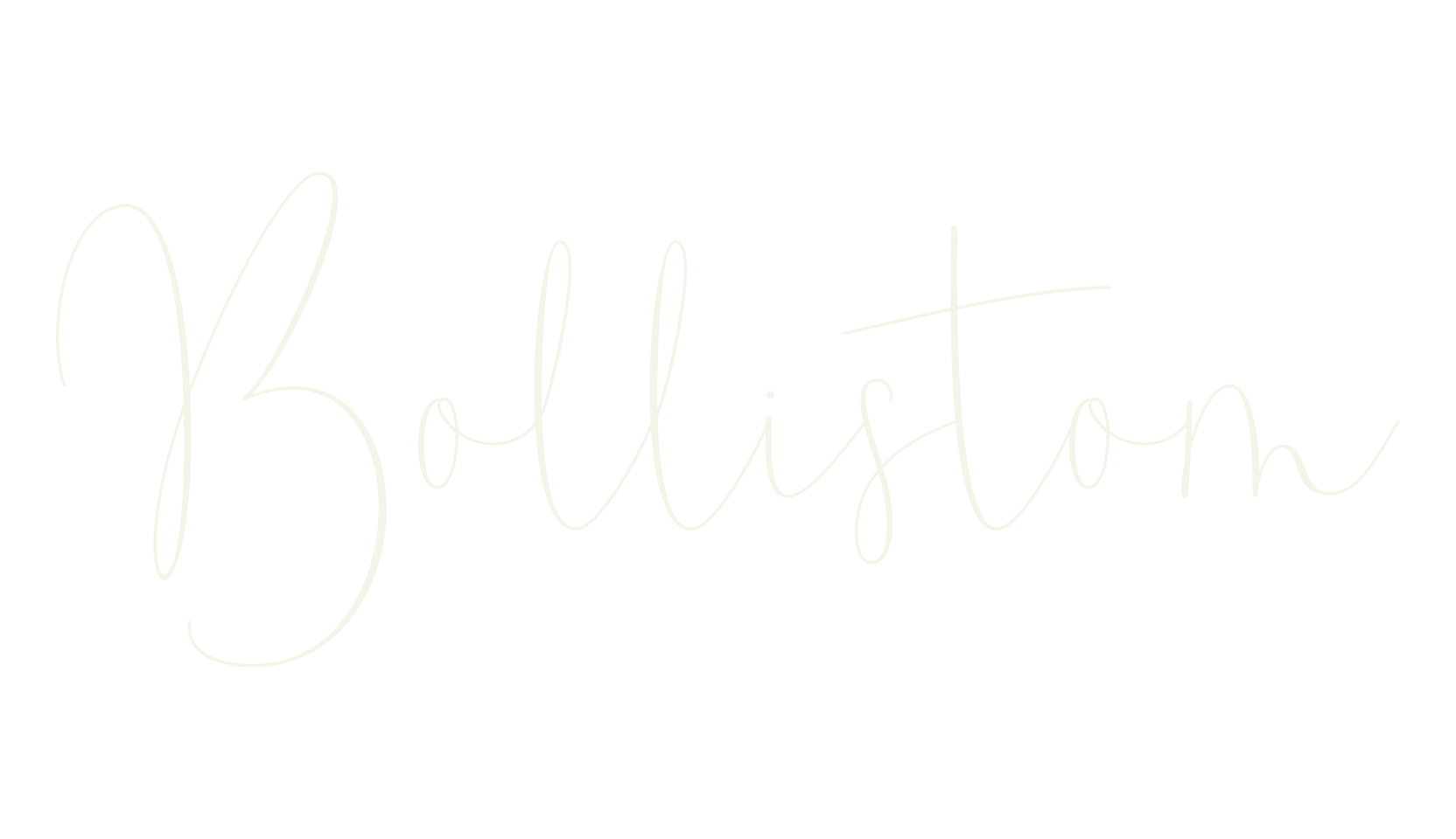 Bollistom, script font preview