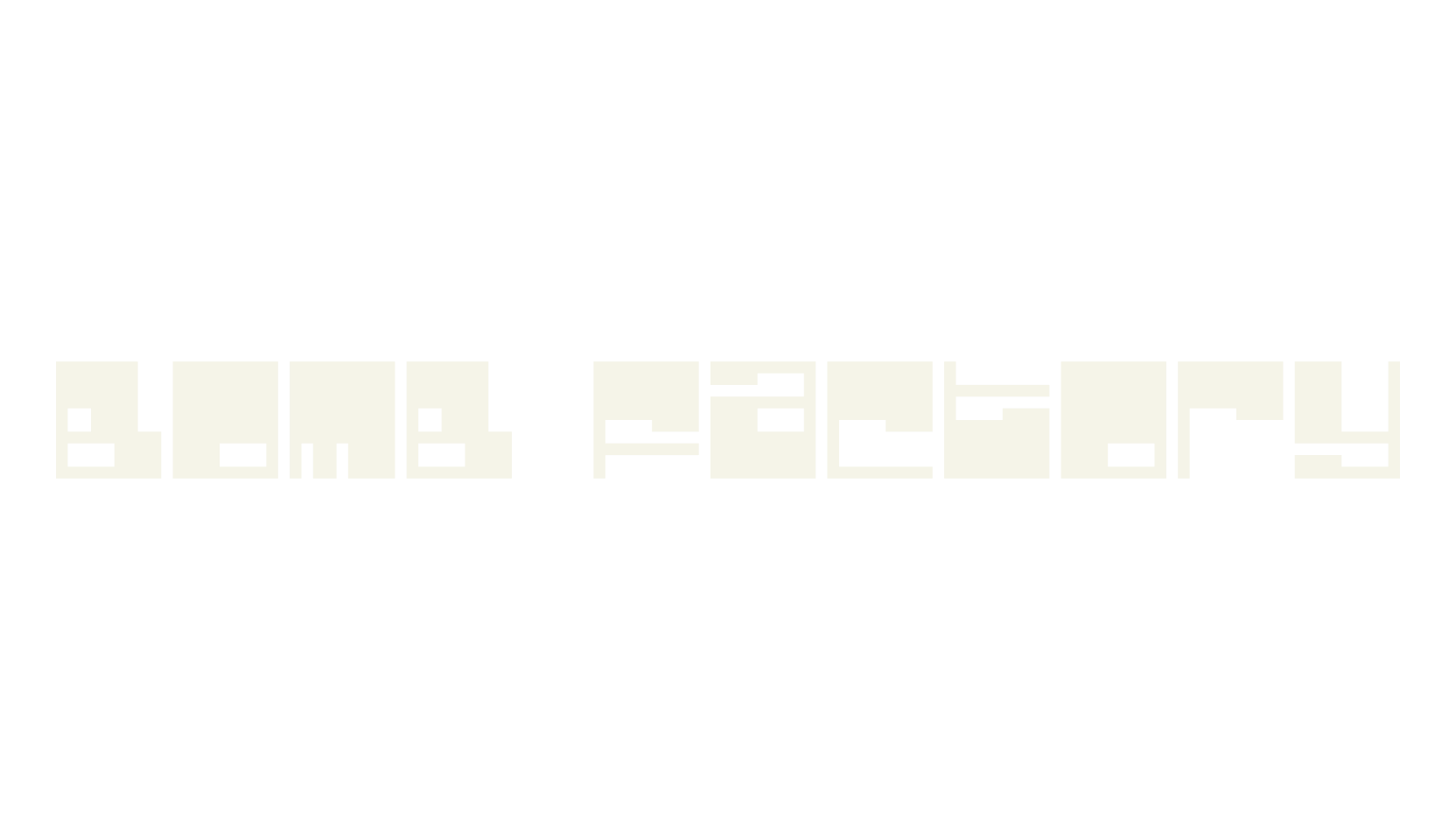 Bomb Factory, futuristic font preview