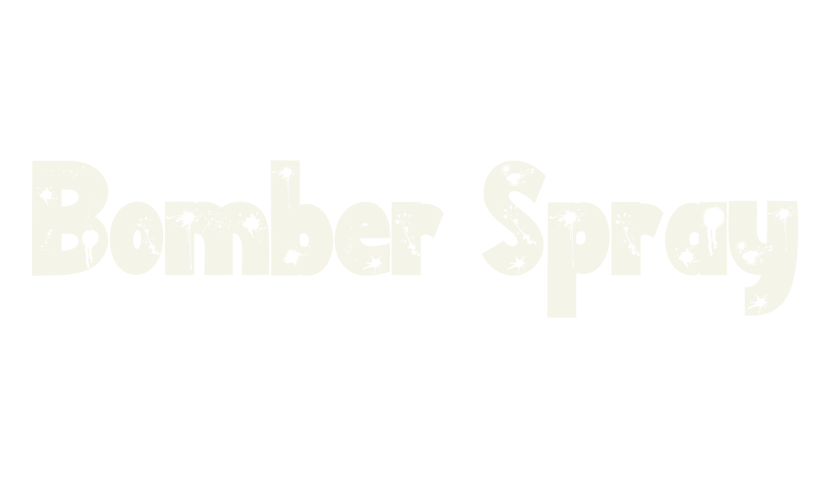 Bomber Spray, spray paint font preview
