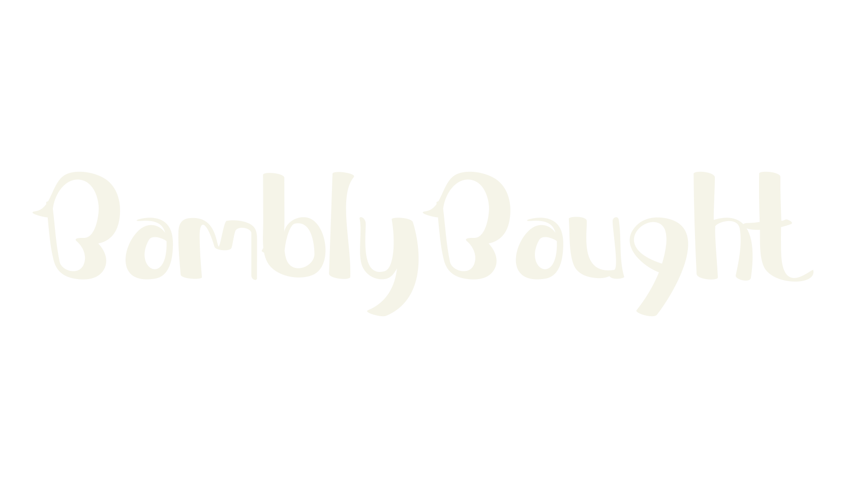 Bombly Bought, hand drawn font preview