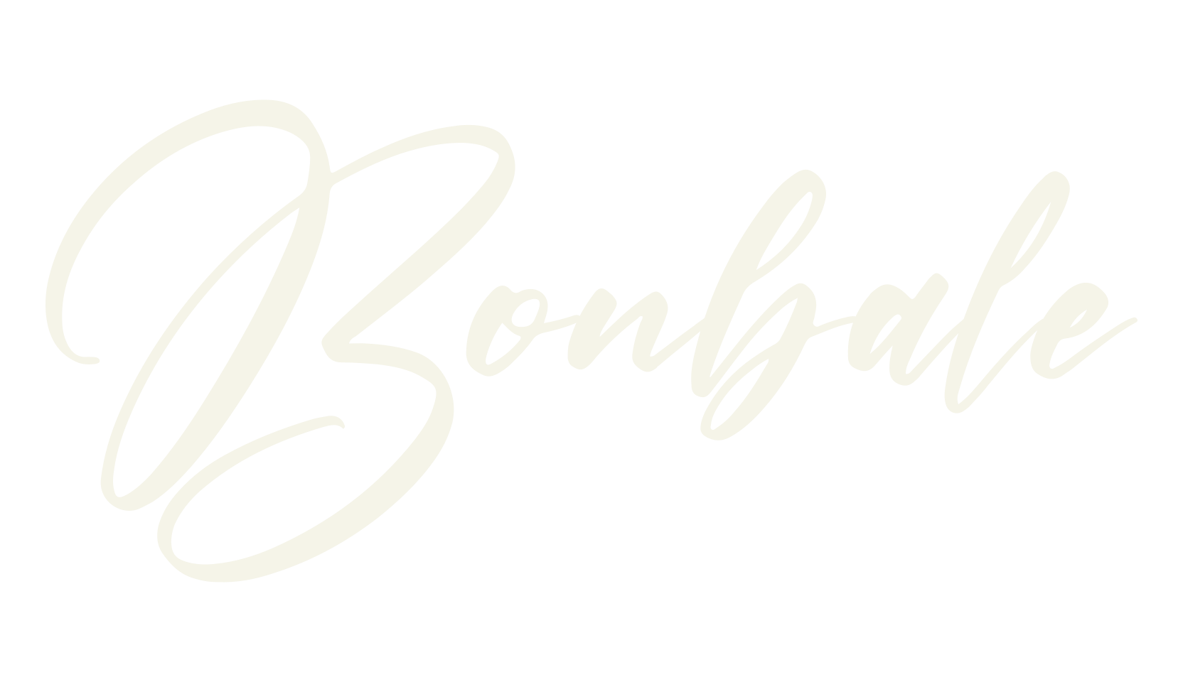 Bonbale, script font preview