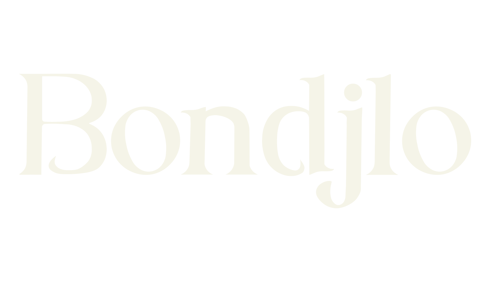 Bondjlo, logo font preview