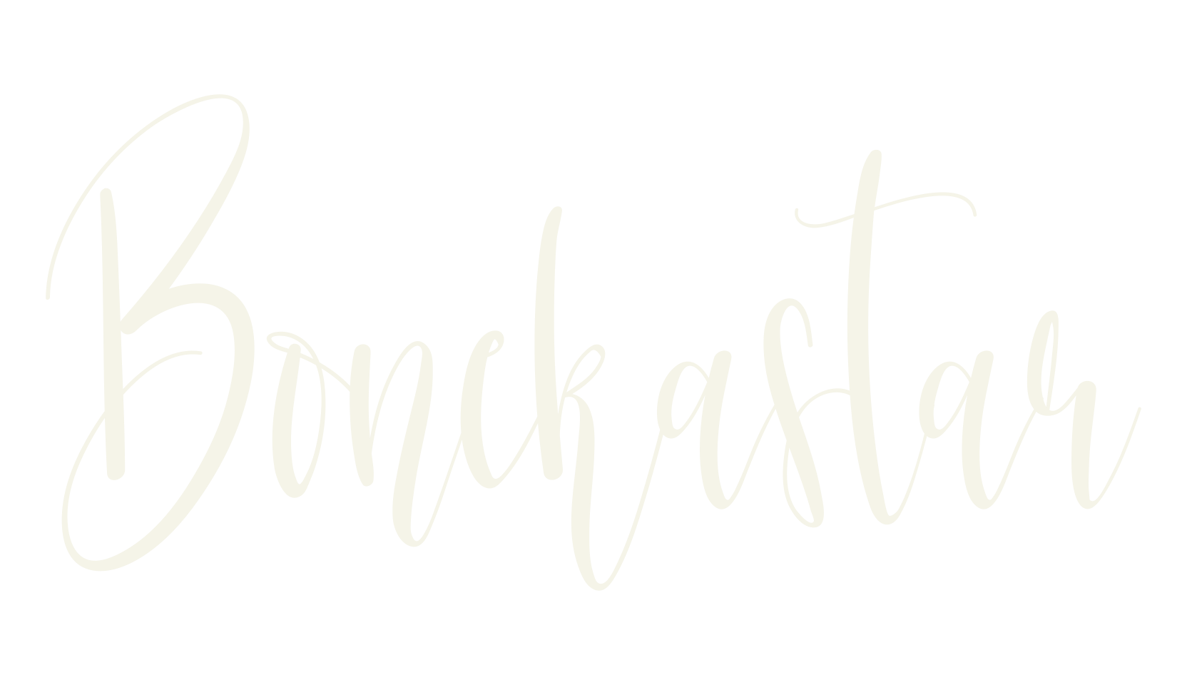 Bonekastar, hand lettering font preview
