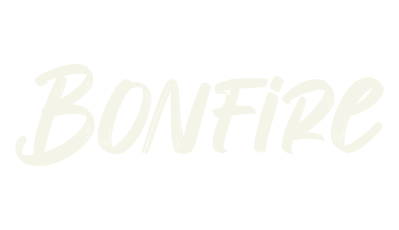 Bonfire, brush font preview
