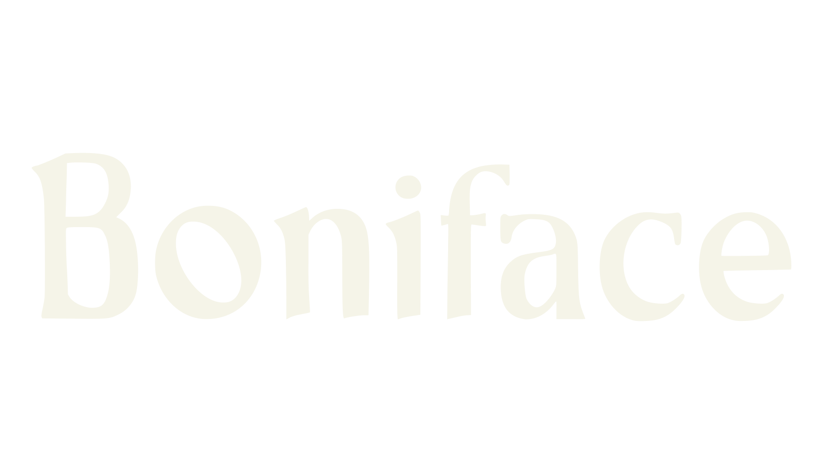 Boniface, sans serif font preview