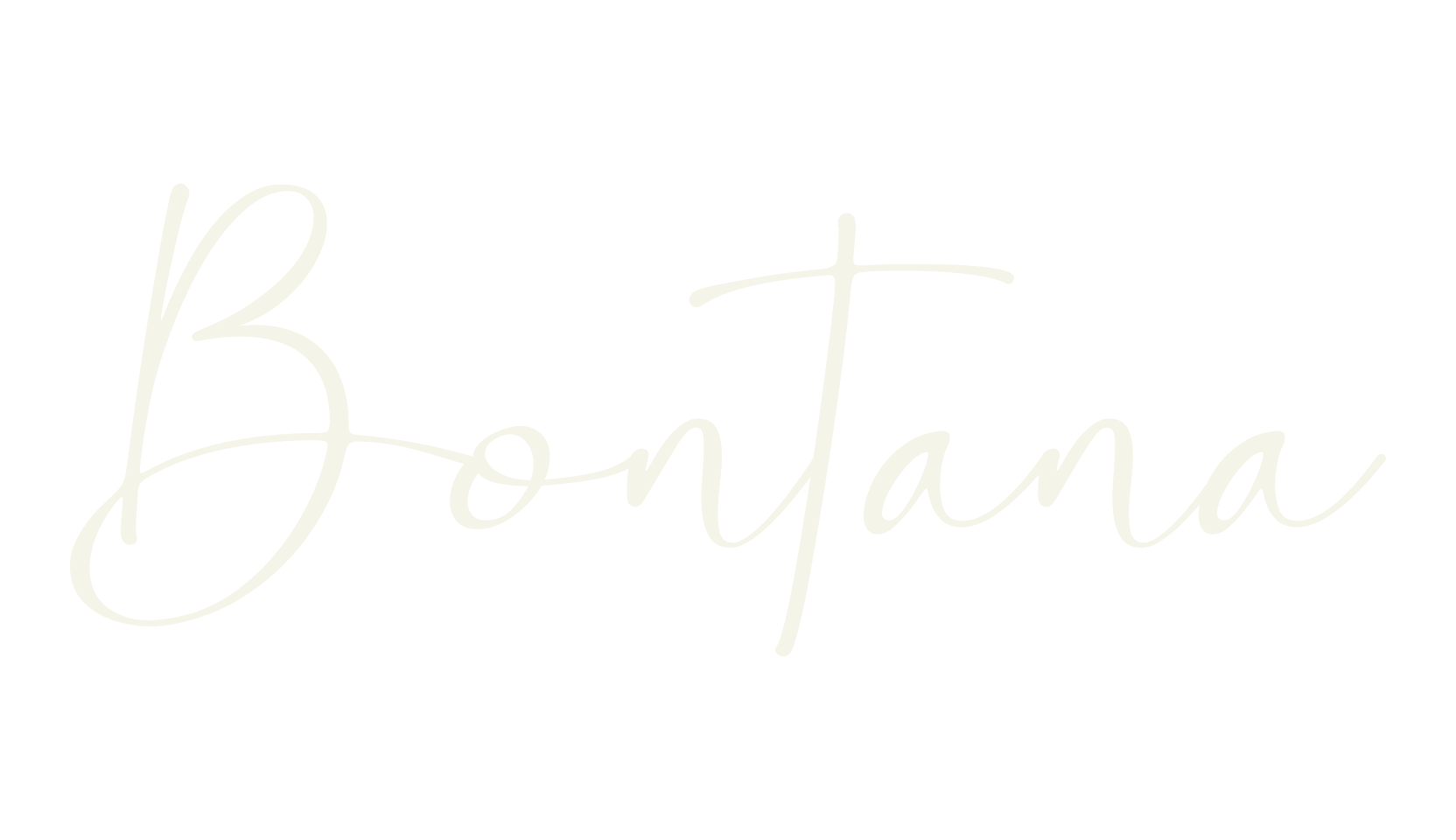 Bontana, calligraphy font preview