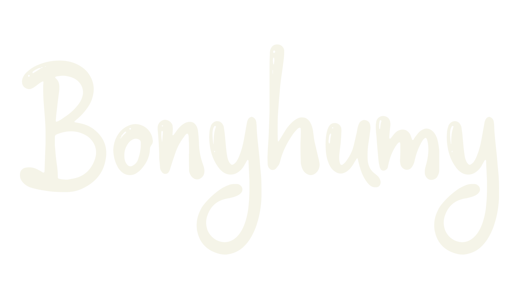 Bonyhumy, handwriting font preview