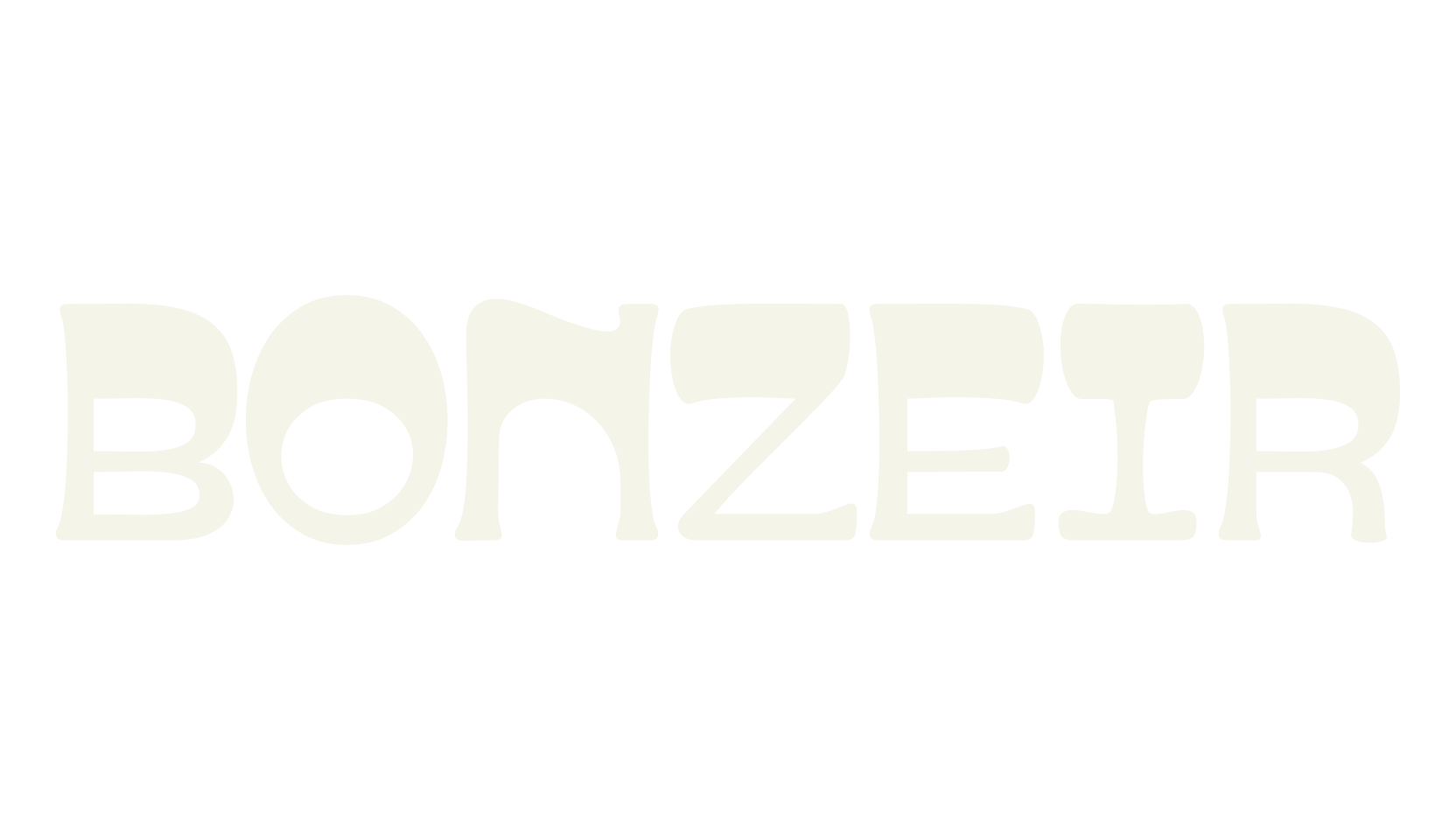 BONZEIR, art deco font preview