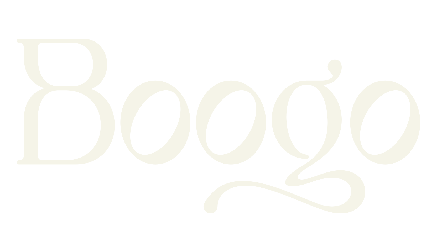 Boogo, decorative font preview