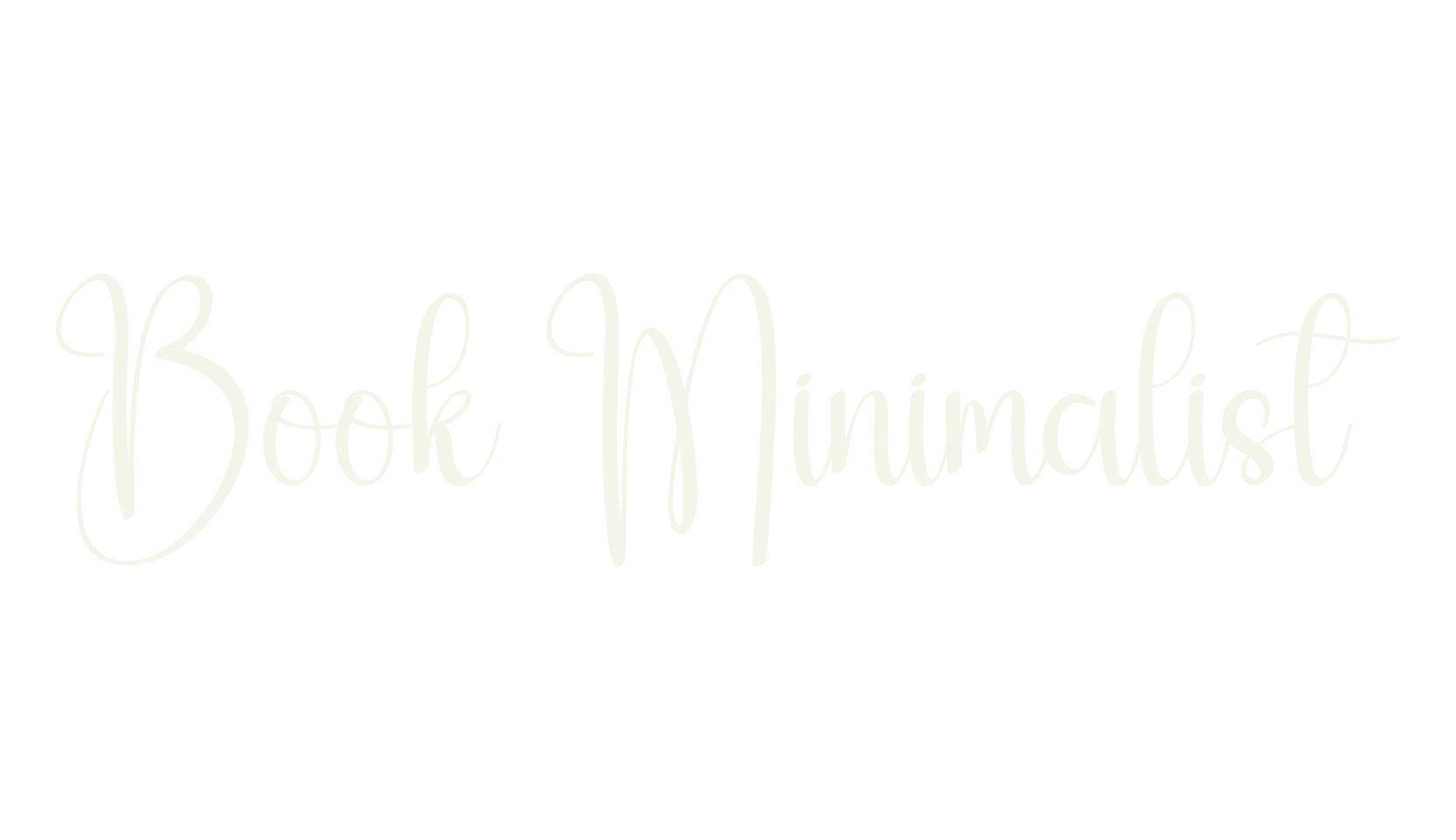 Book Minimalist, fashion script font preview