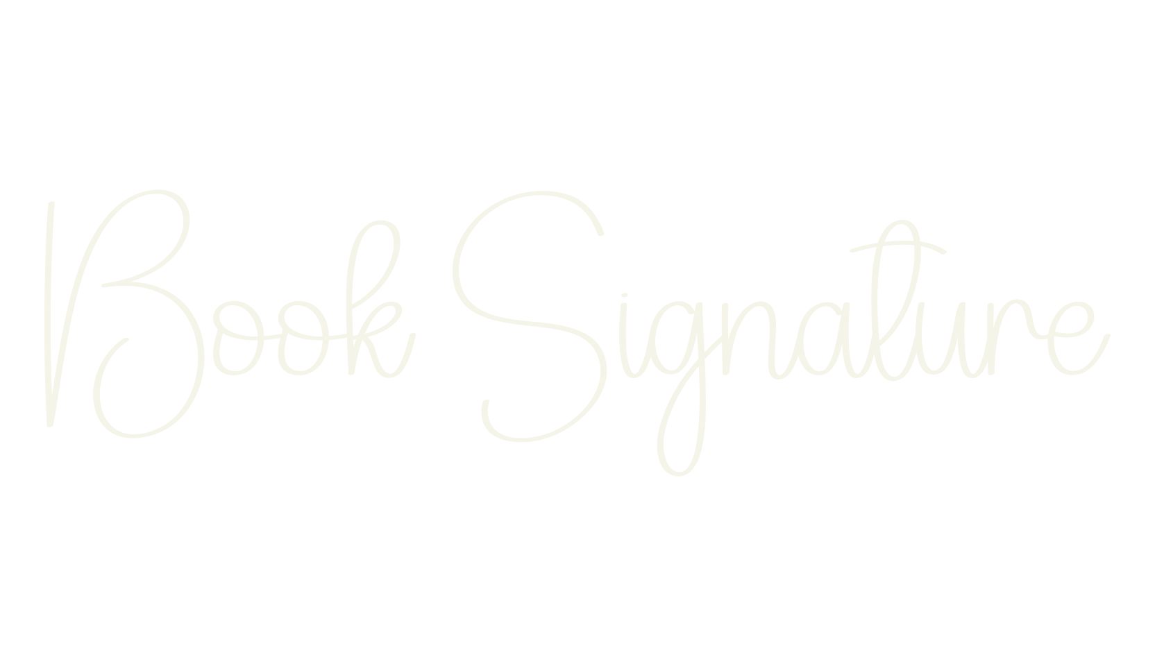 Book Signature, fashion script font preview