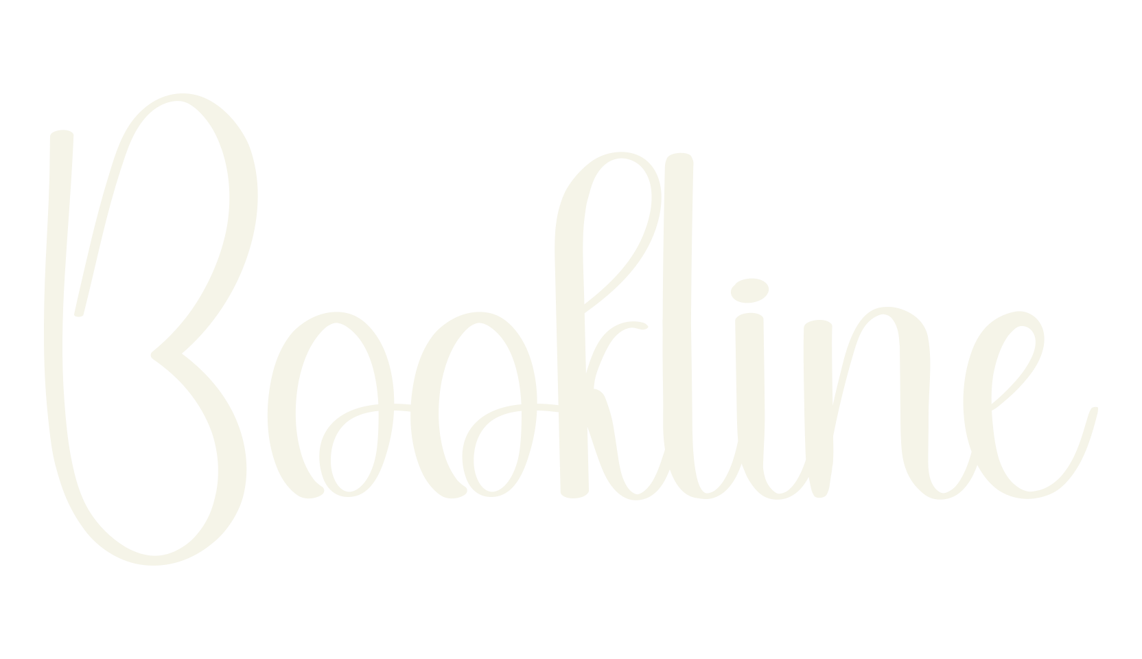 Bookline, calligraphy font preview