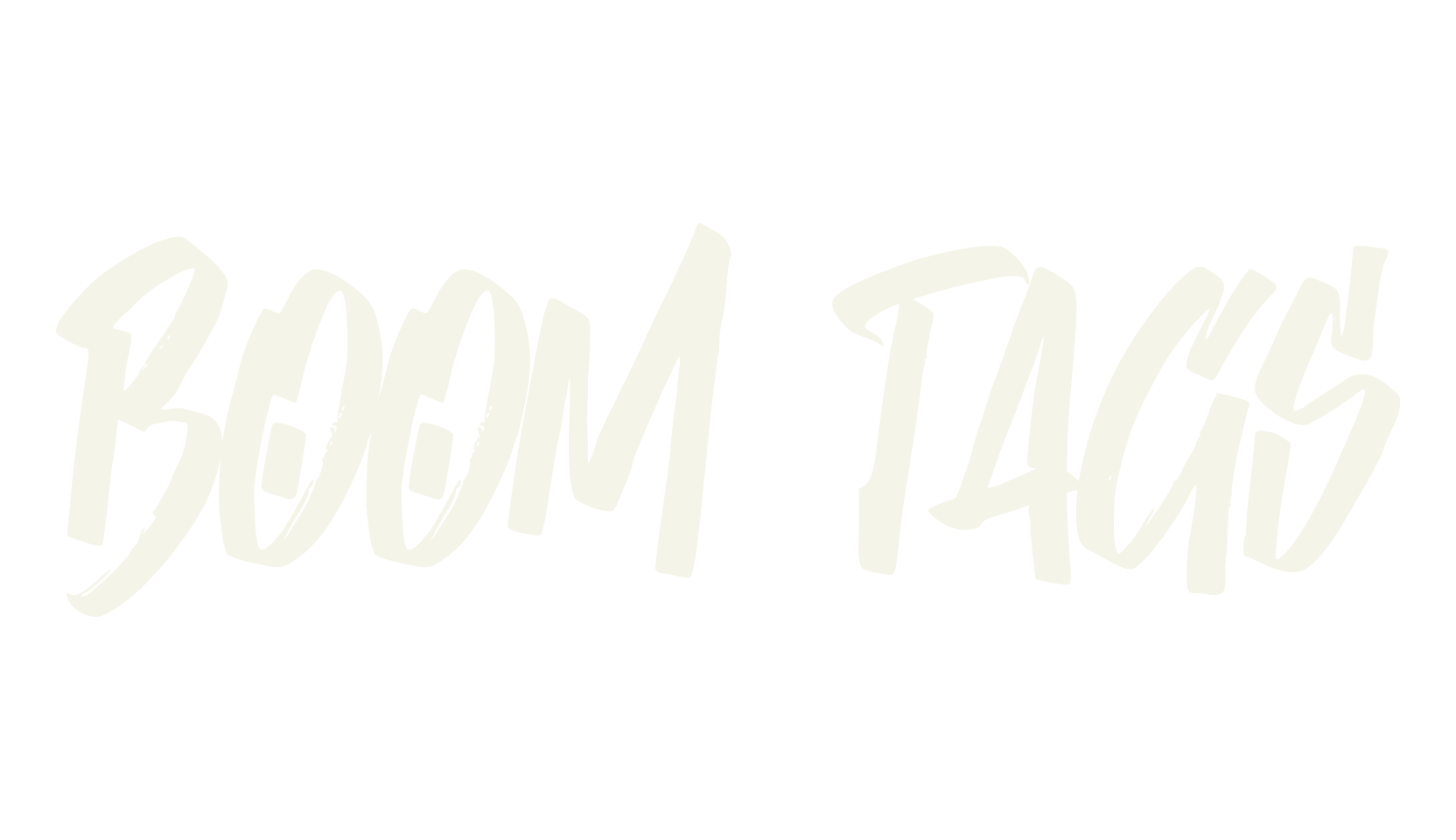 Boom Tags, graffiti font preview