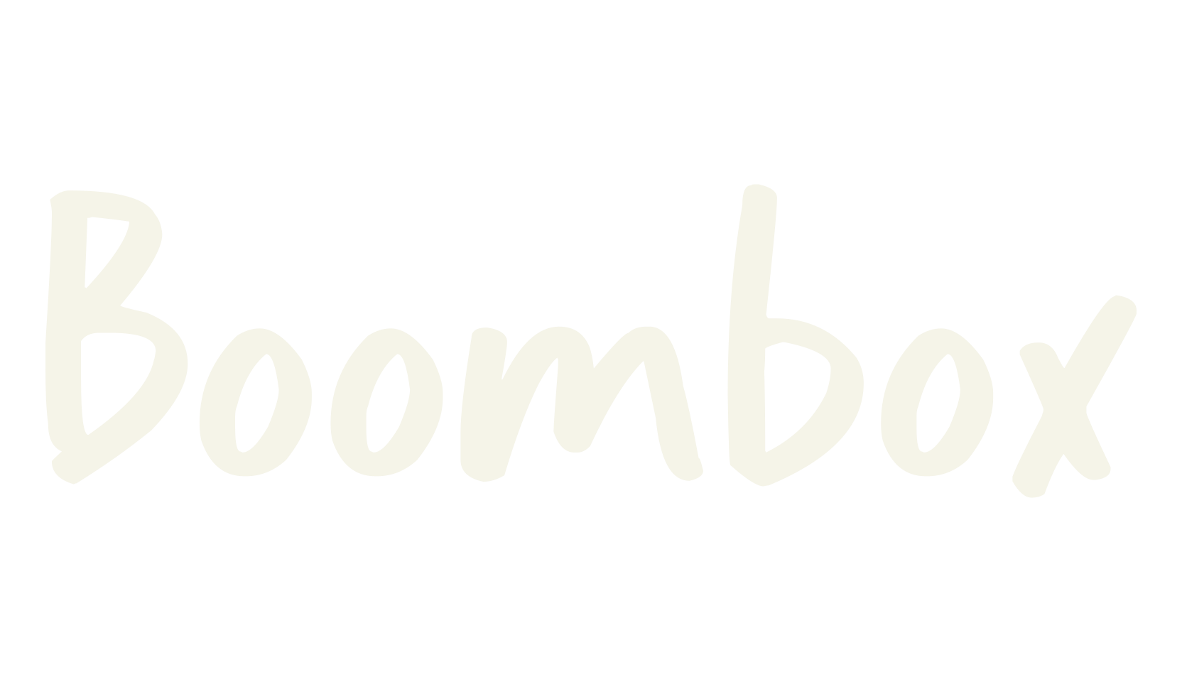 Boombox, funky font preview