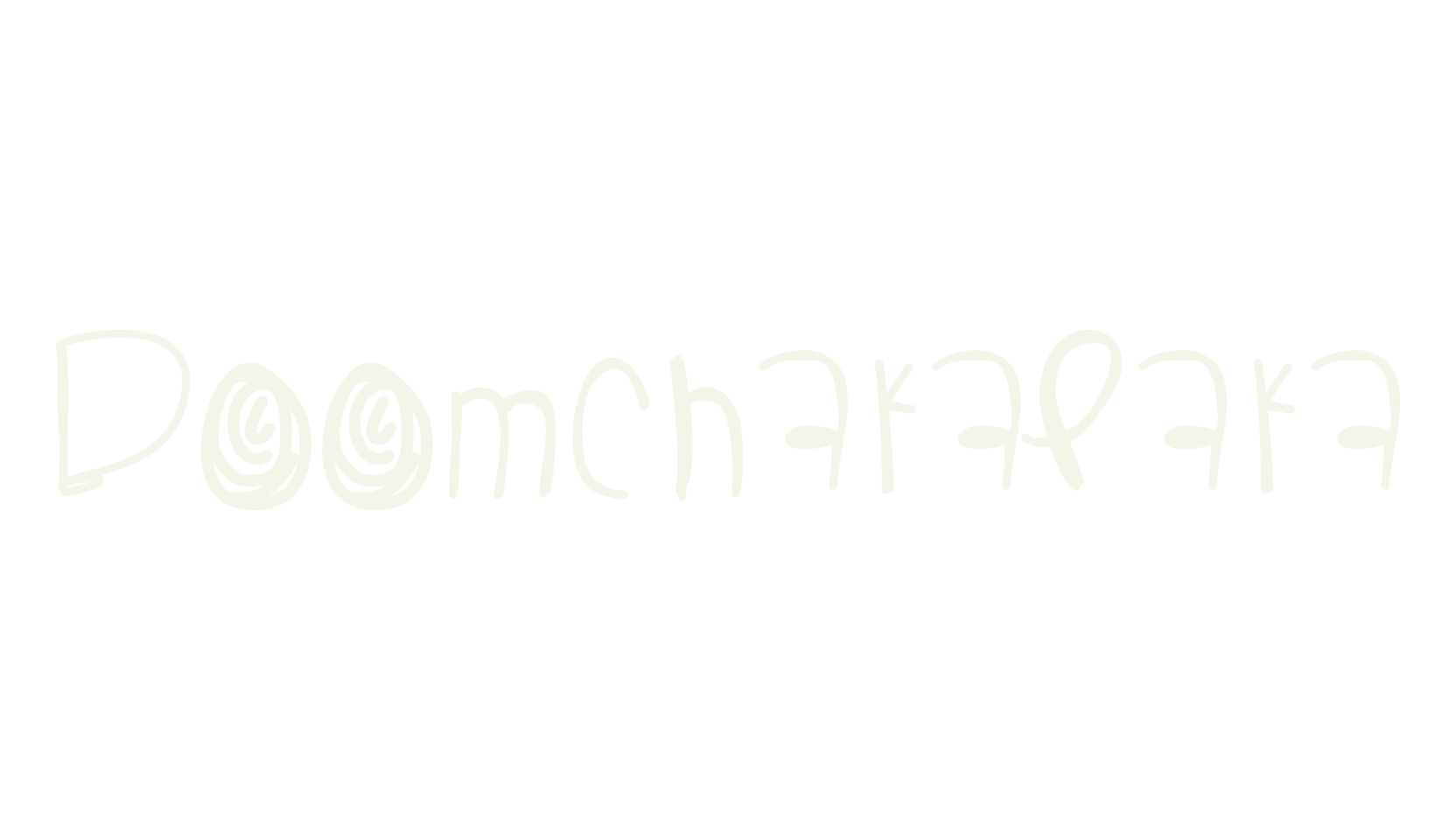 Boomchakalaka, handwritten font preview
