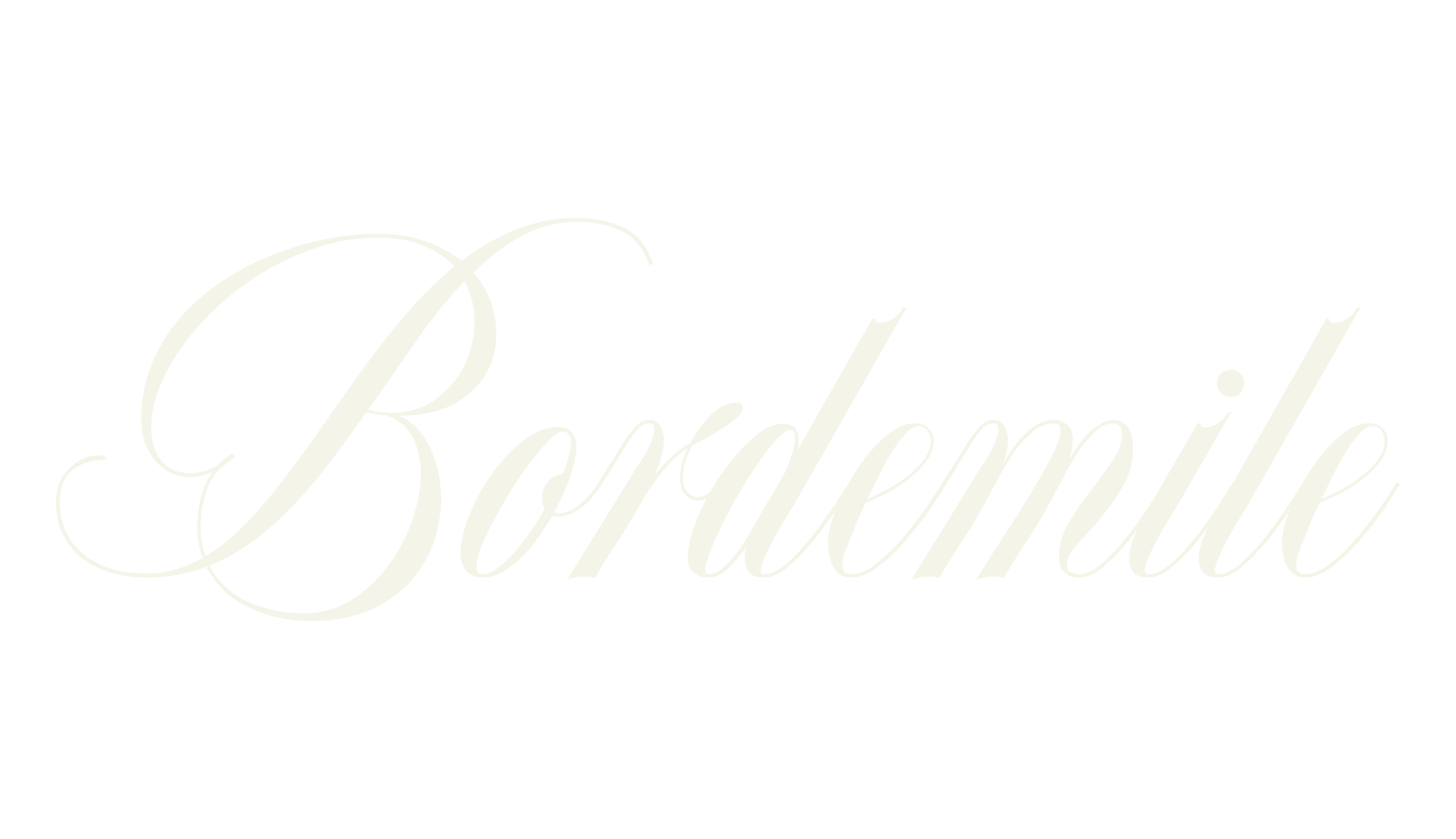 Bordemile, fashion script font preview