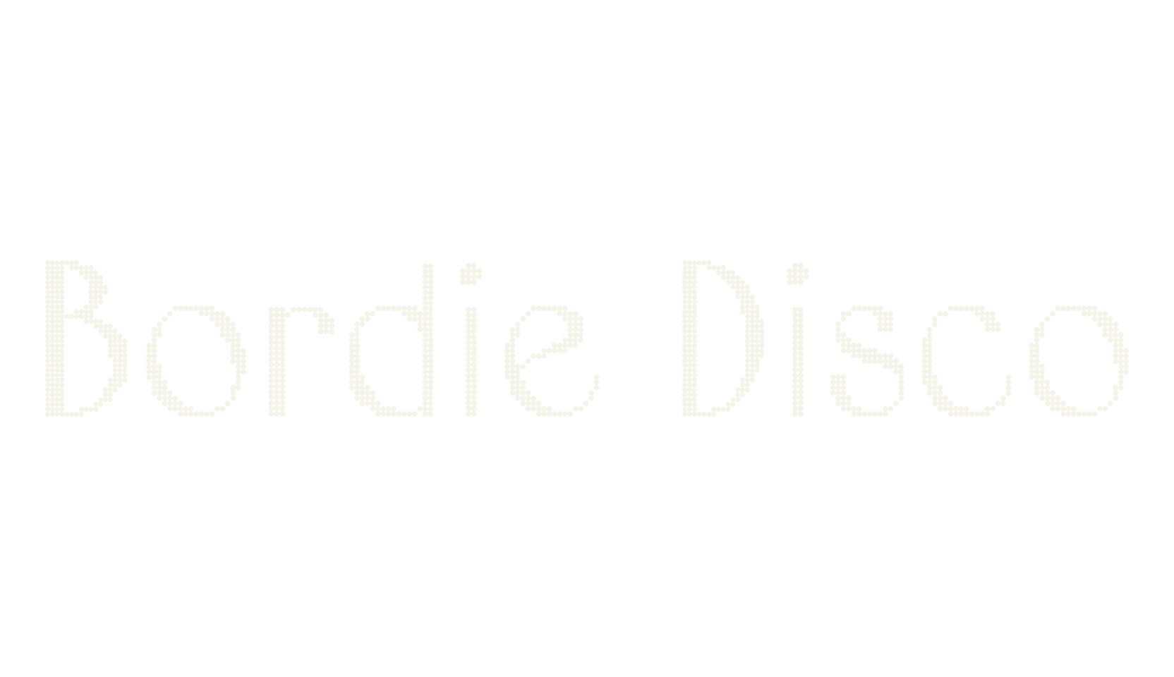 Bordie Disco, disco font preview