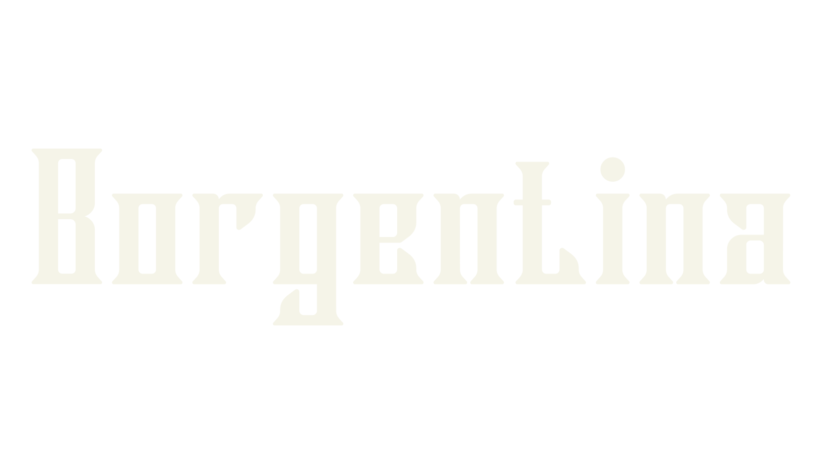 Borgentina, sans font preview