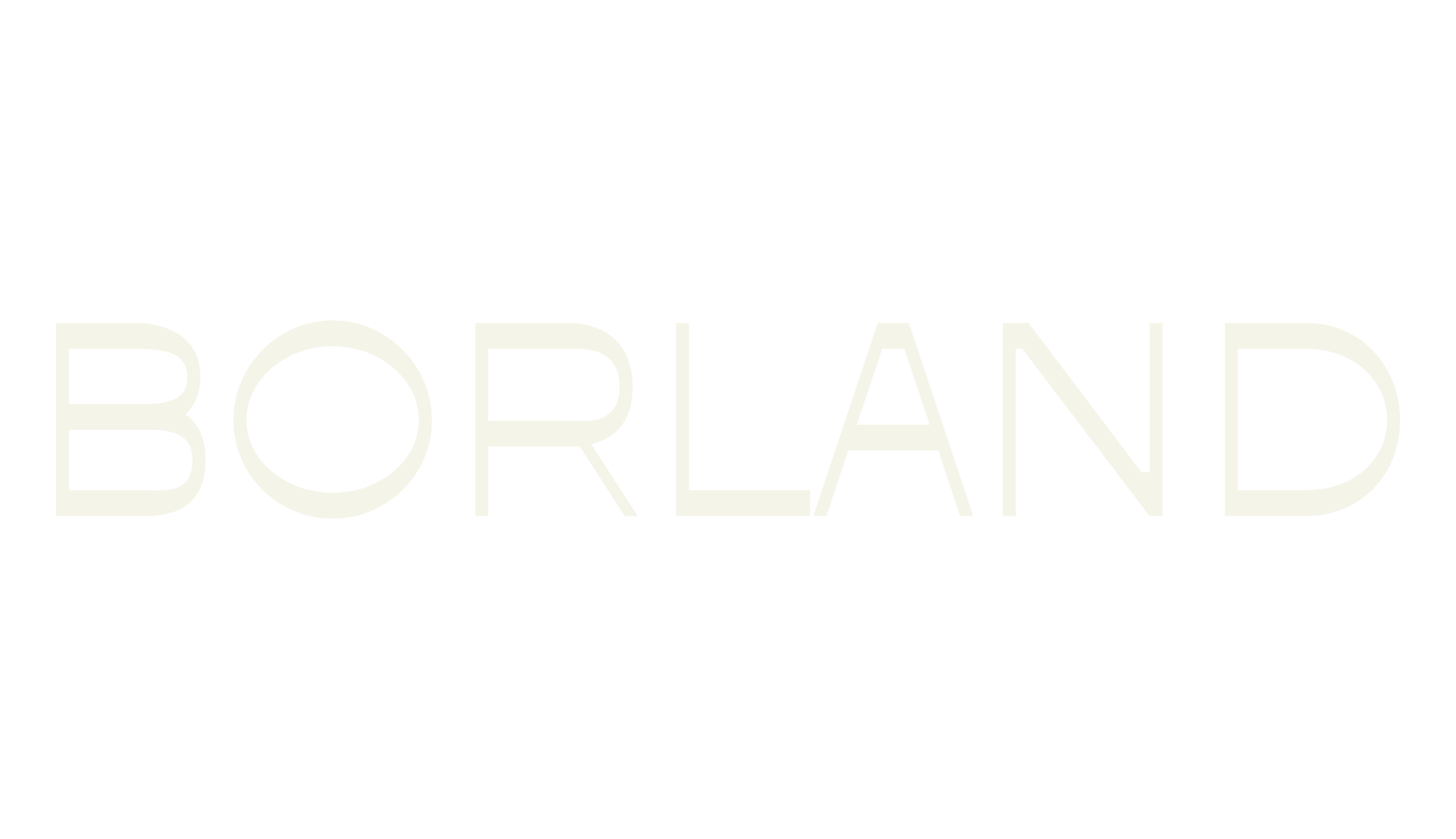 Borland, condensed font preview