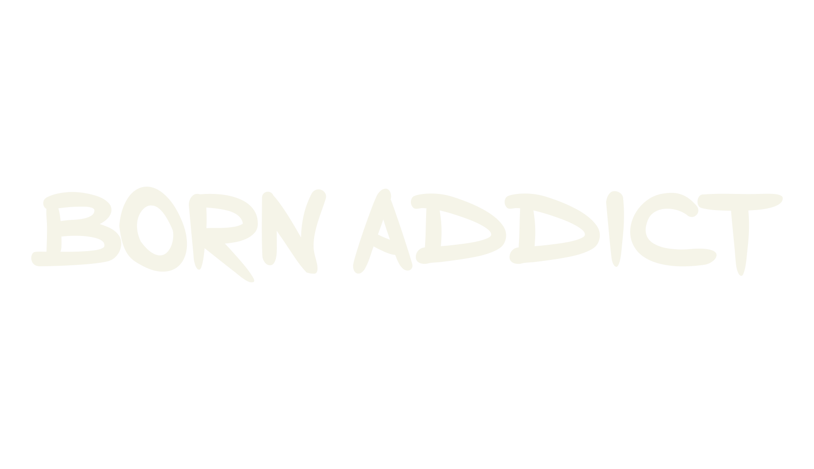 Born Addict, fashion script font preview