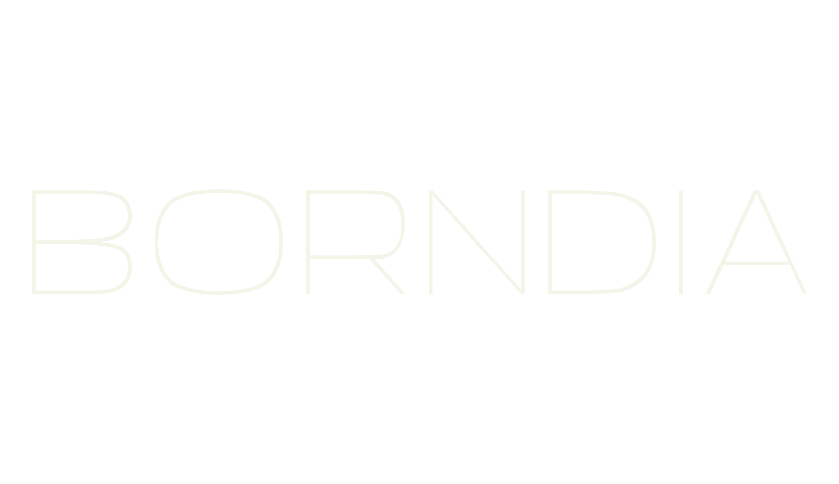 Borndia, sans serif font preview