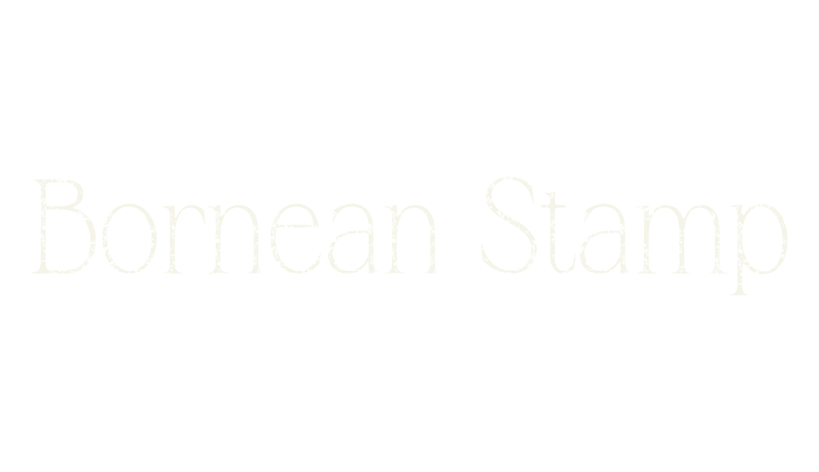 Bornean Stamp, vintage font preview