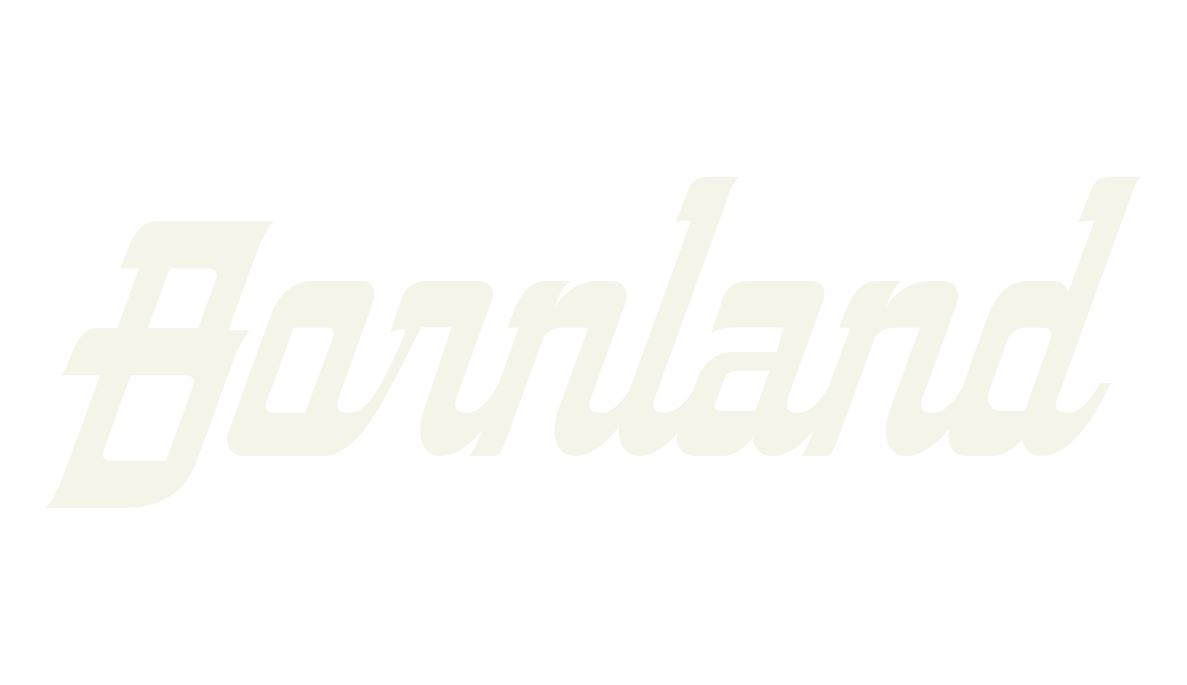 Bornland, fashion script font preview
