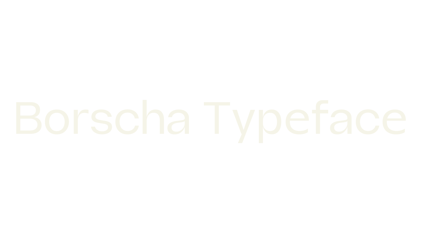 Borscha Typeface, professional font preview