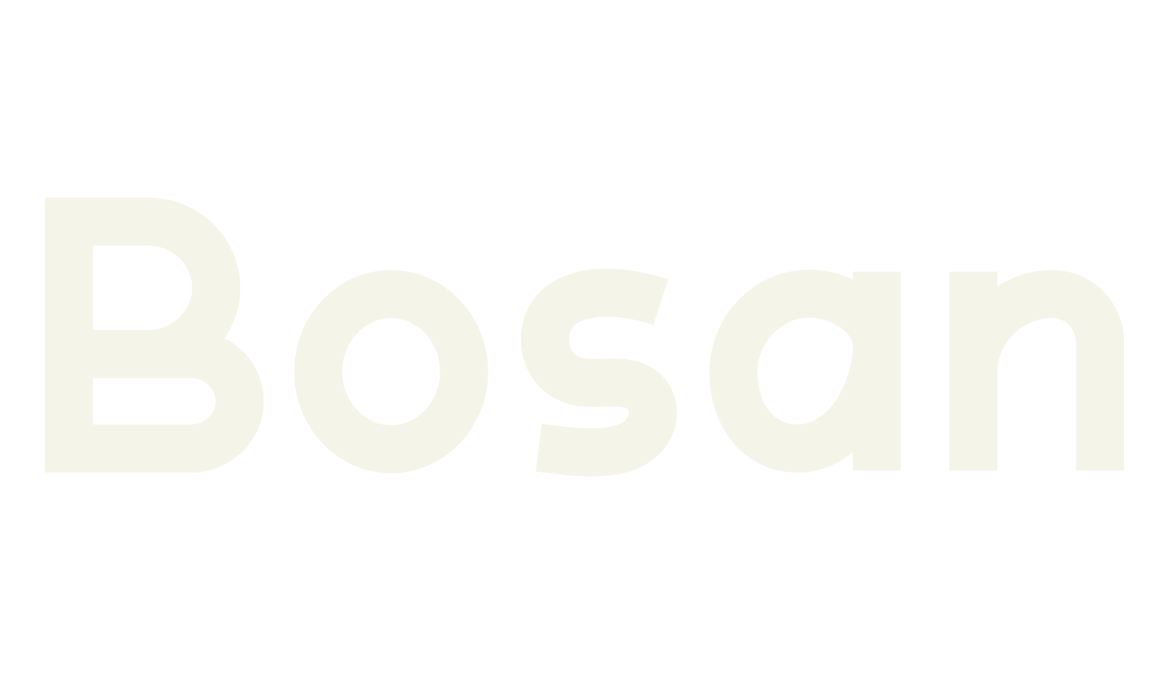 Bosan, sans serif font preview