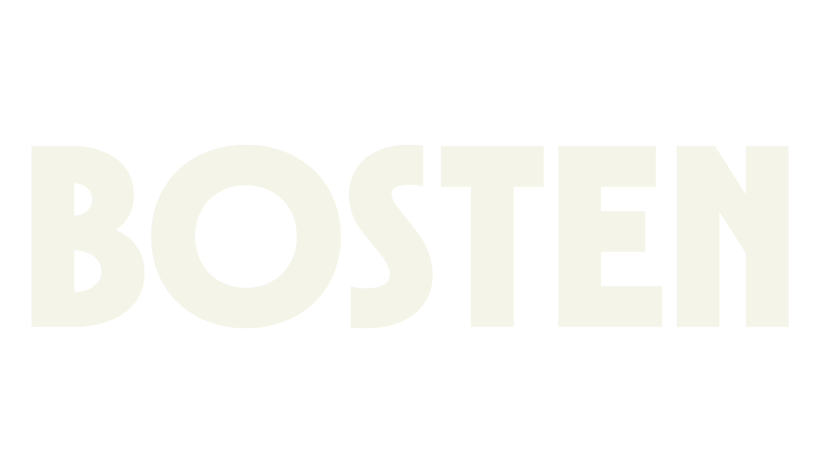 Bosten, bold font preview