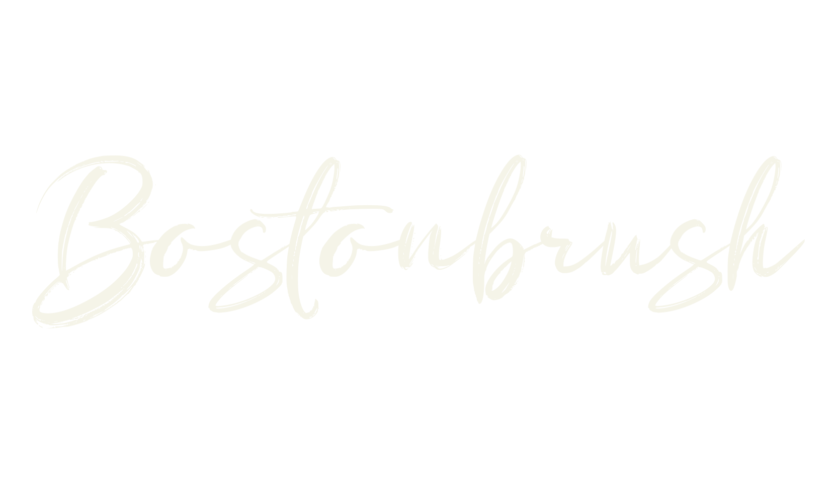 Bostonbrush, signature font preview