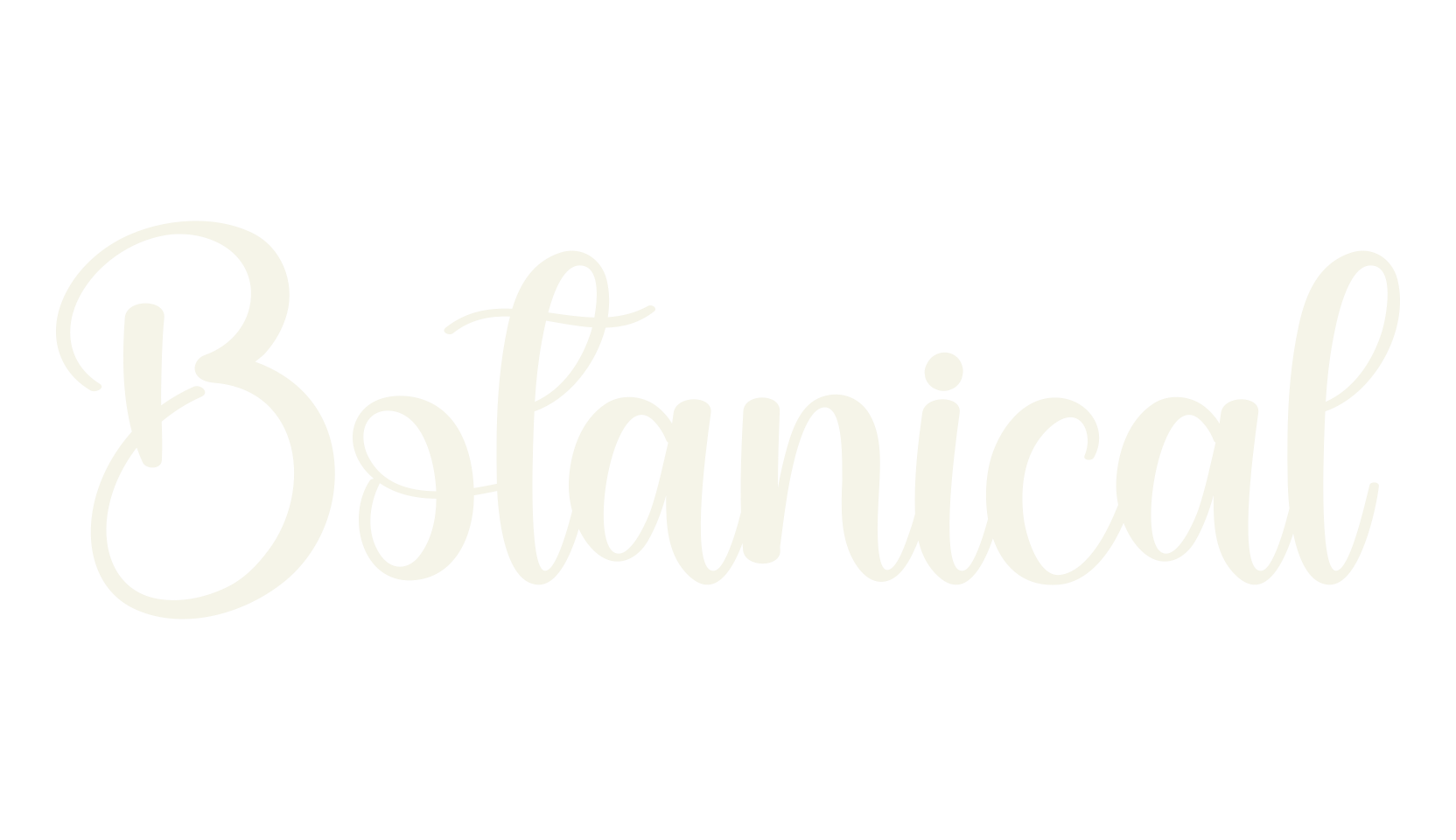 Botanical, fashion script font preview