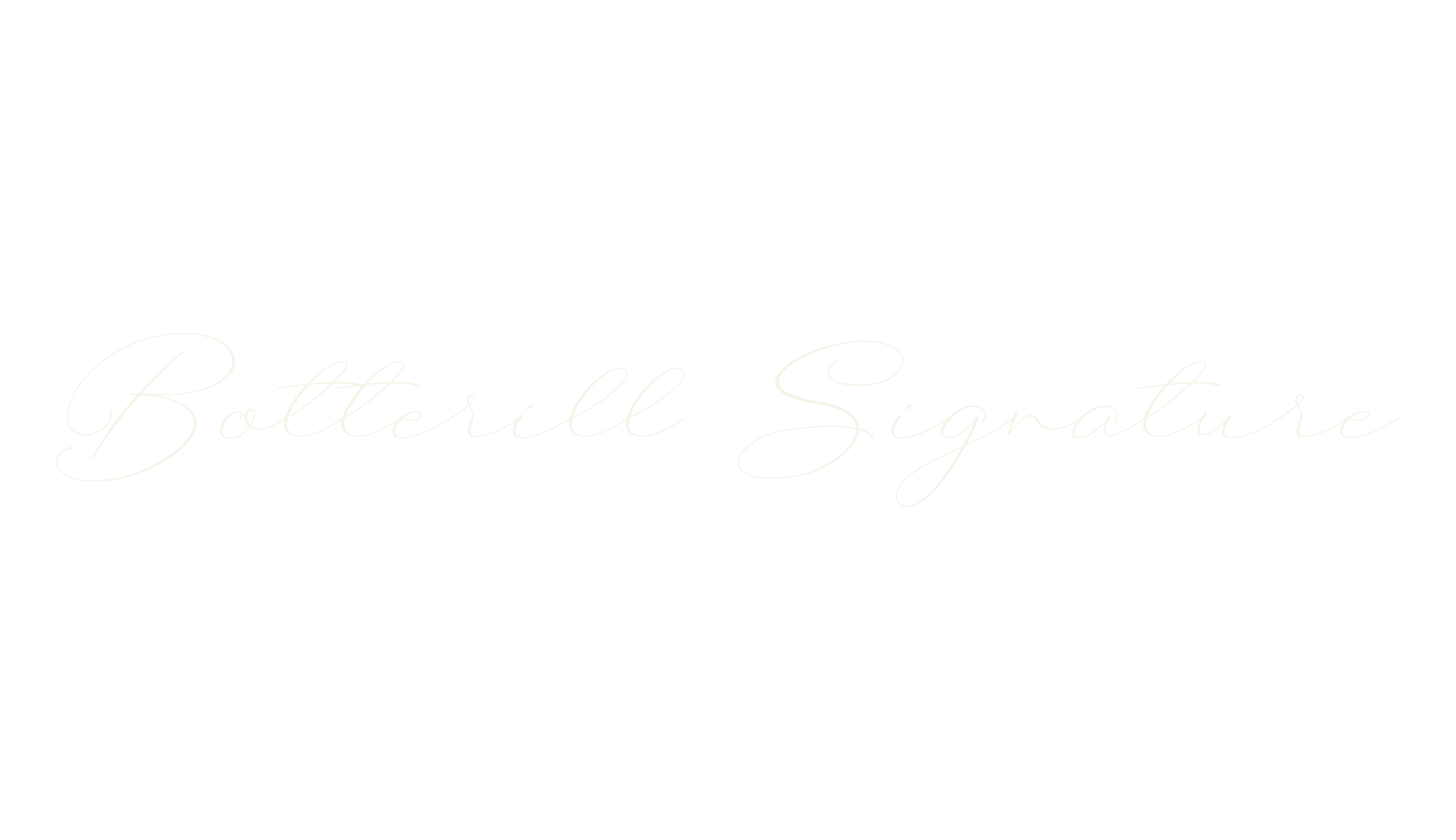 Botterill Signature, signature font preview