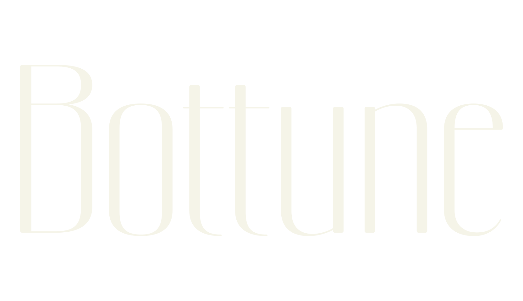 Bottune, sans serif font preview
